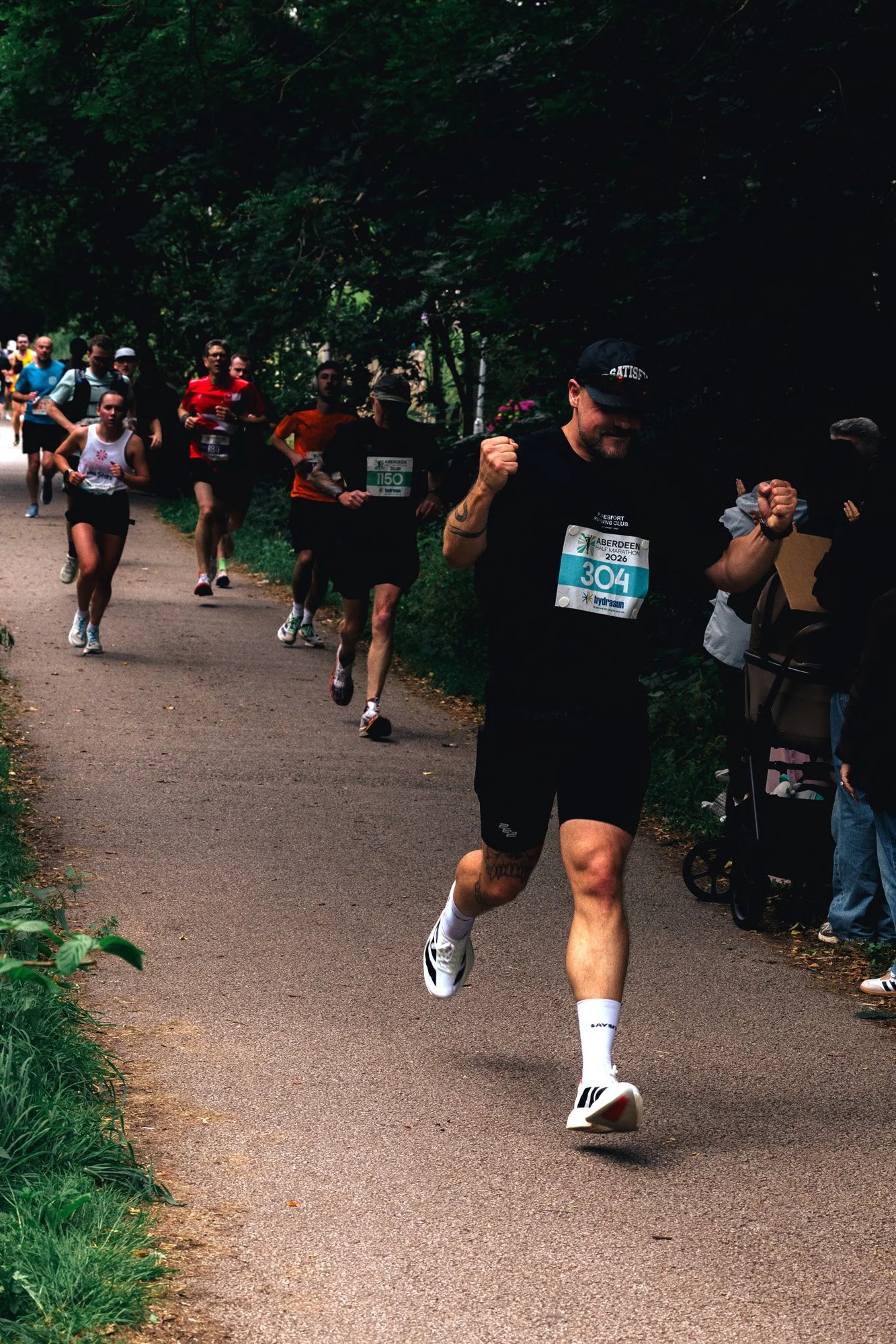 Aberdeen Half Marathon 2026 for Out and Back Store. Photographed in Scotland by Andy Foote