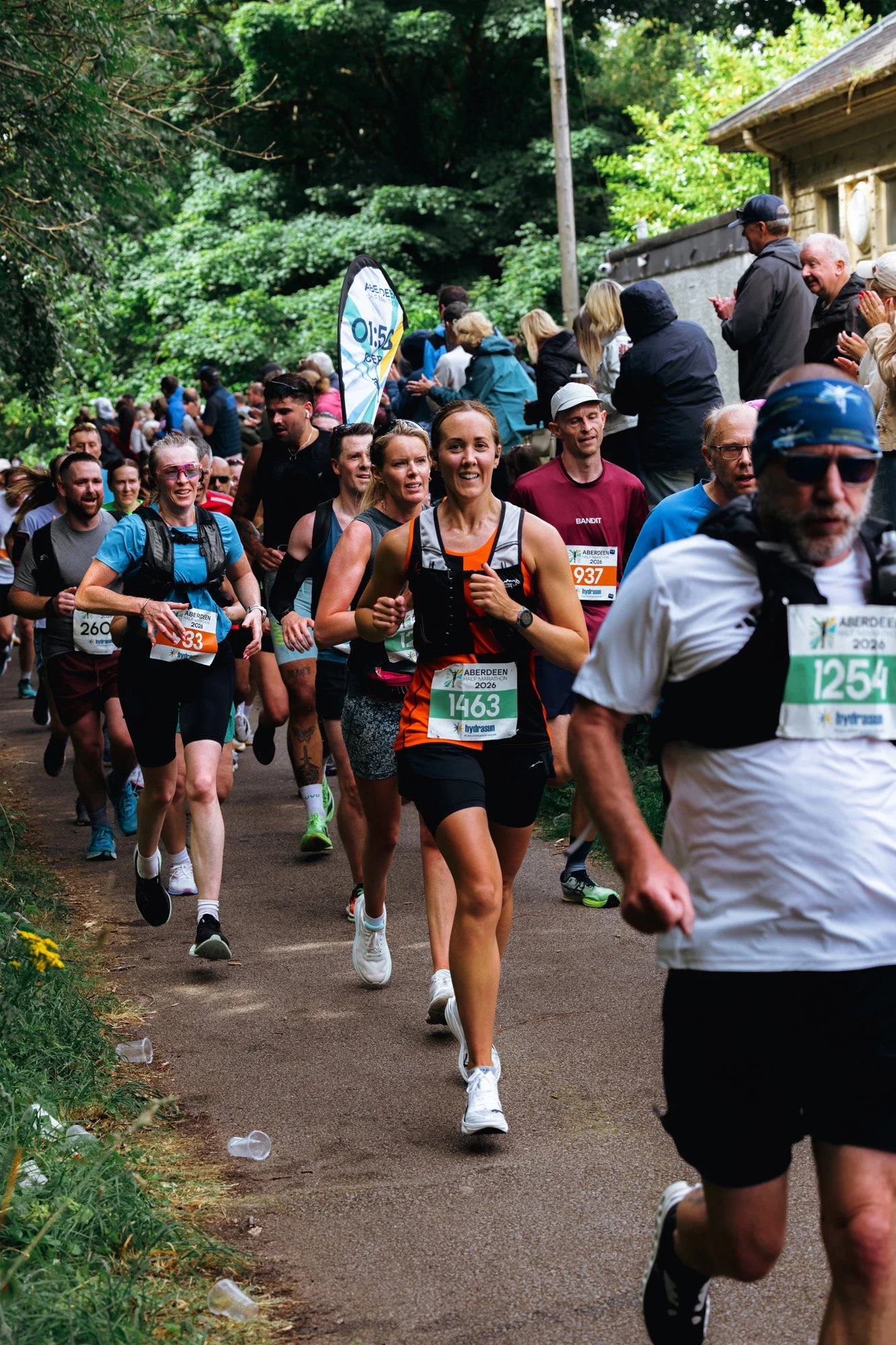 Aberdeen Half Marathon 2026 for Out and Back Store. Photographed in Scotland by Andy Foote