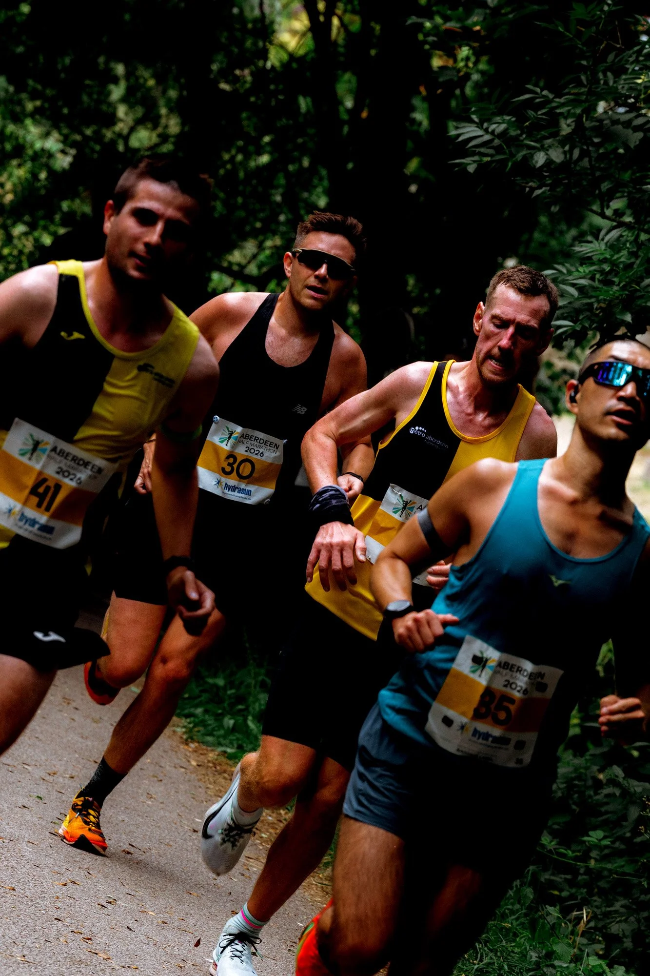 Aberdeen Half Marathon 2026 for Out and Back Store. Photographed in Scotland by Andy Foote