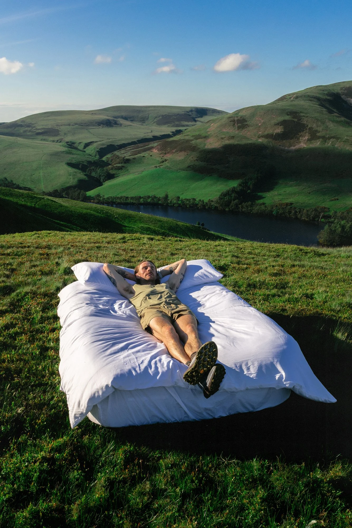 Merrell Rinse FM Love Trails Festival 2026. Photographed in Pentland Hills Scotland by Andy Foote