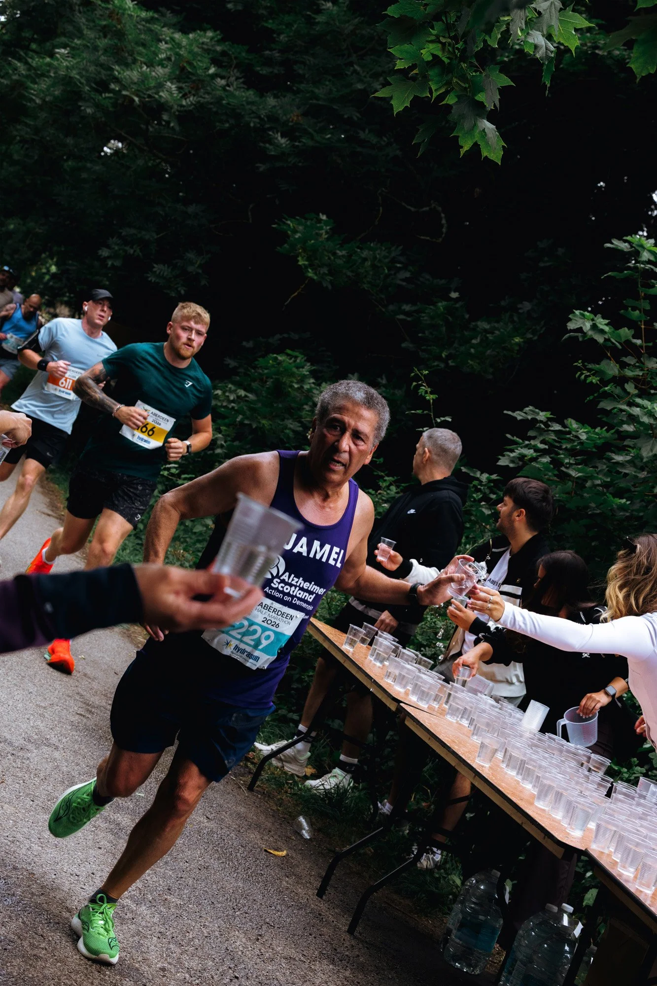 Aberdeen Half Marathon 2026 for Out and Back Store. Photographed in Scotland by Andy Foote