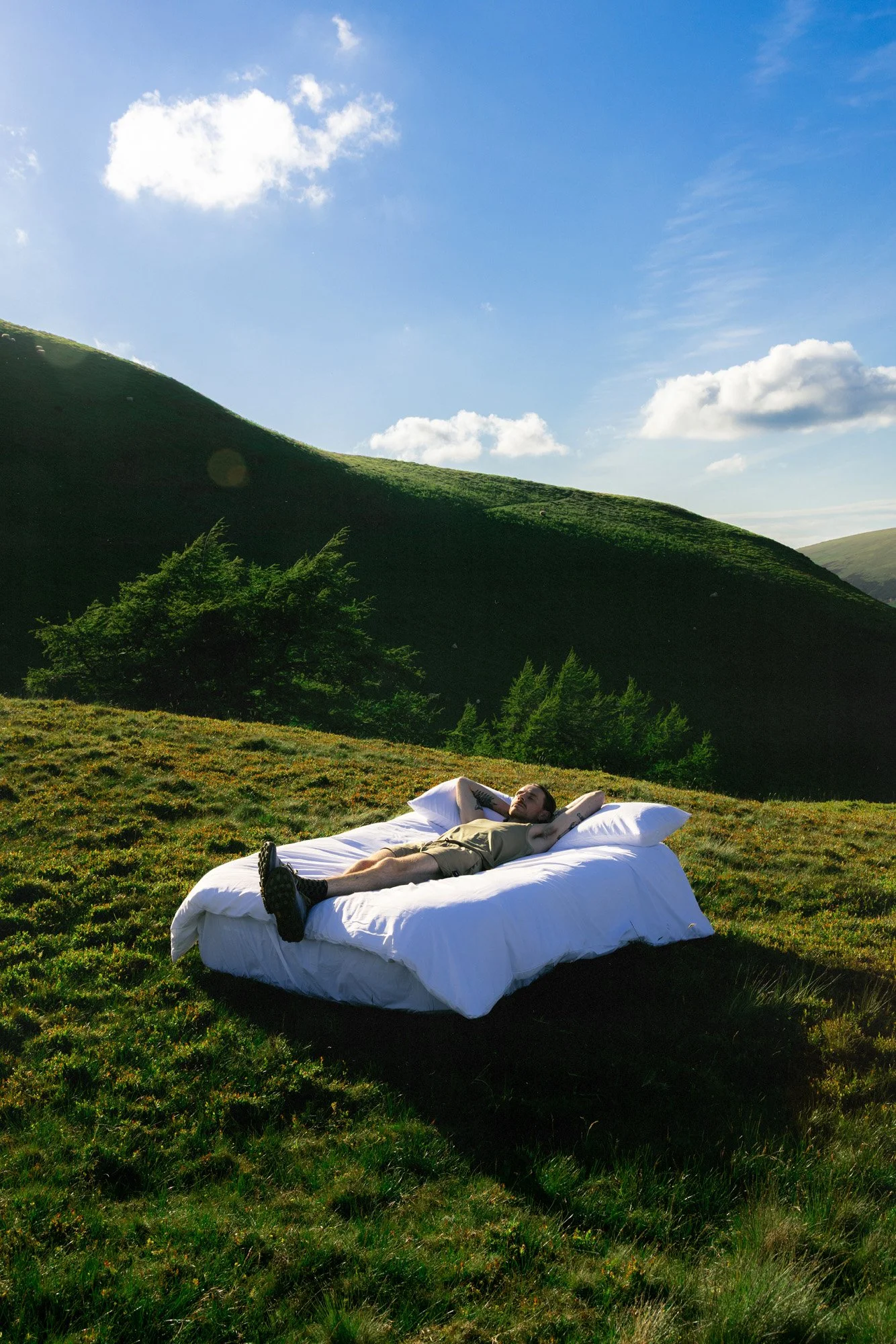 Merrell Rinse FM Love Trails Festival 2026. Photographed in Pentland Hills Scotland by Andy Foote