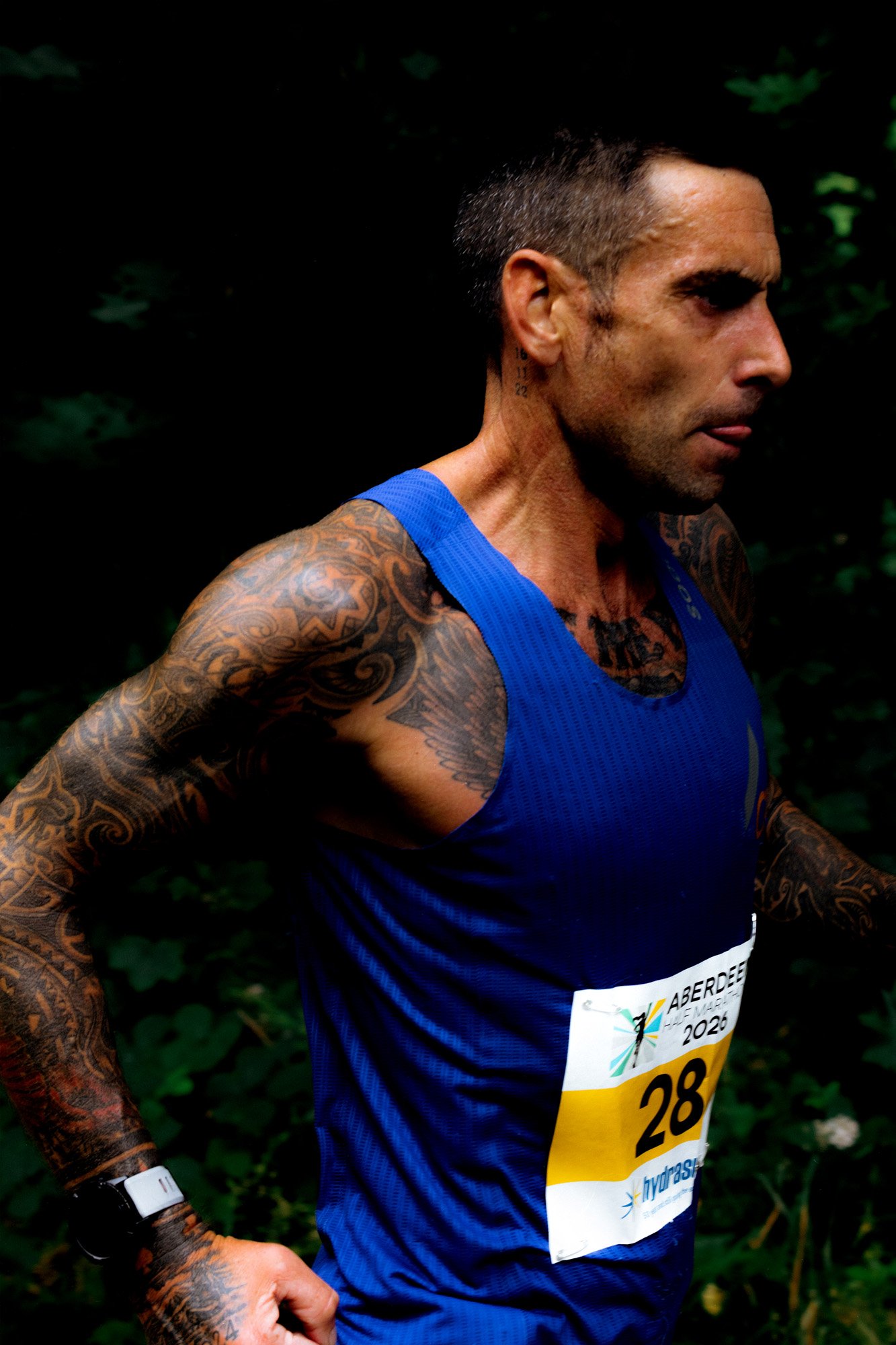 Aberdeen Half Marathon 2026 for Out and Back Store. Photographed in Scotland by Andy Foote