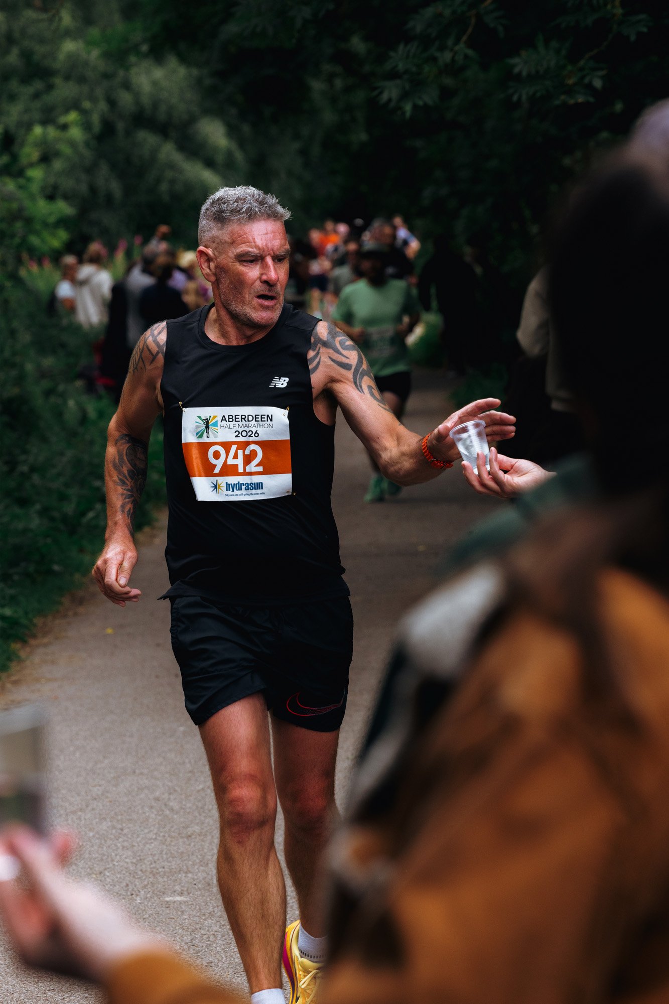Aberdeen Half Marathon 2026 for Out and Back Store. Photographed in Scotland by Andy Foote