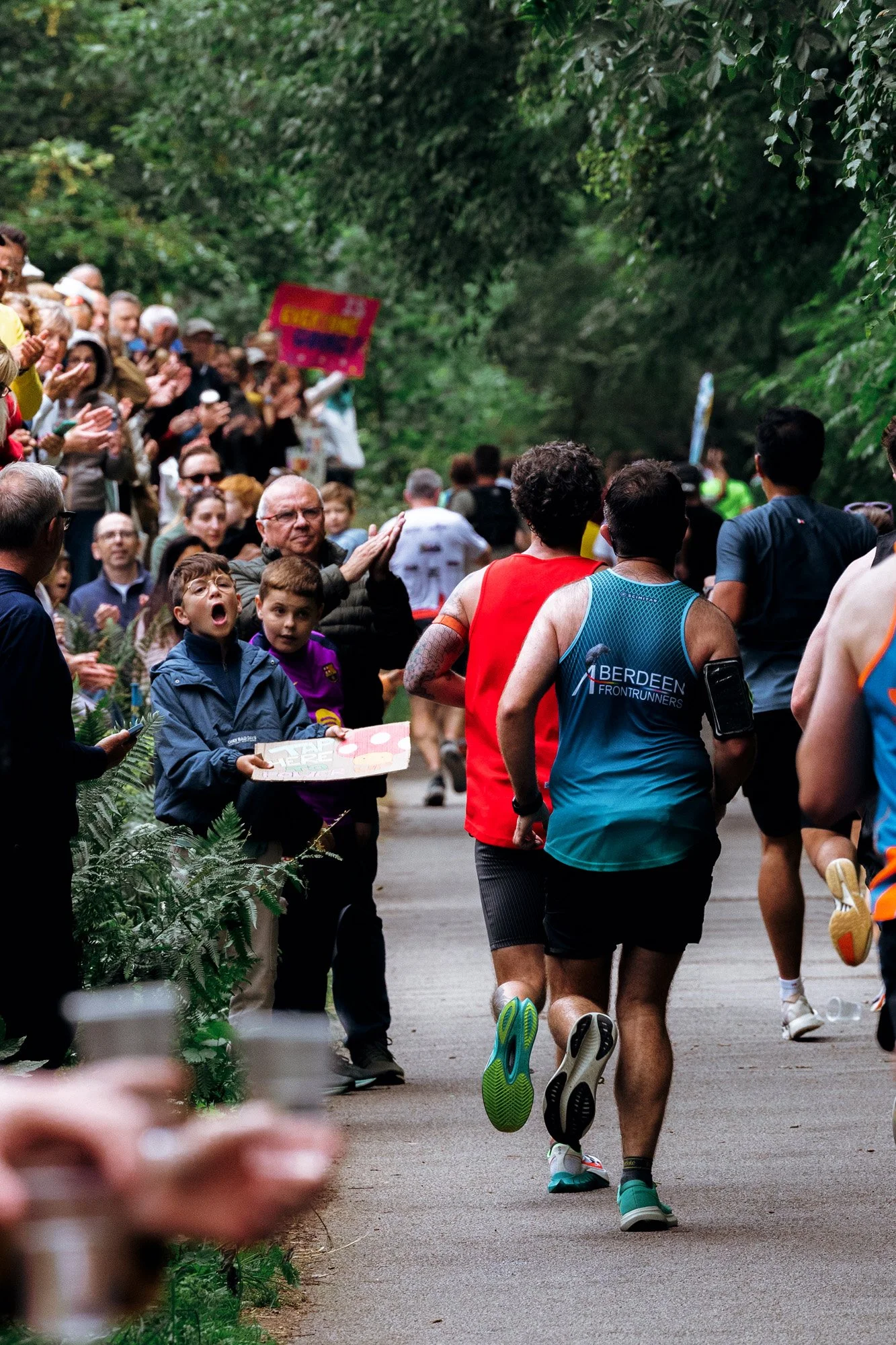 Aberdeen Half Marathon 2026 for Out and Back Store. Photographed in Scotland by Andy Foote