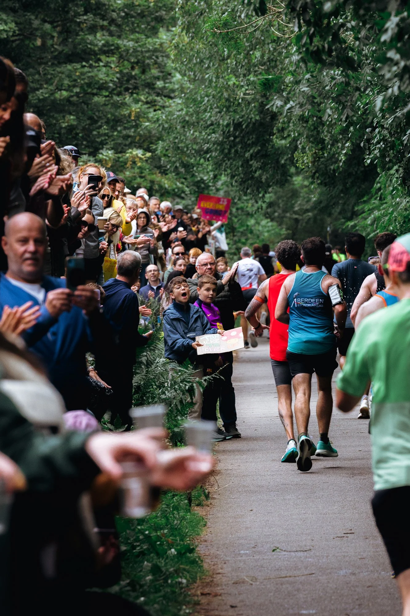 Aberdeen Half Marathon 2026 for Out and Back Store. Photographed in Scotland by Andy Foote