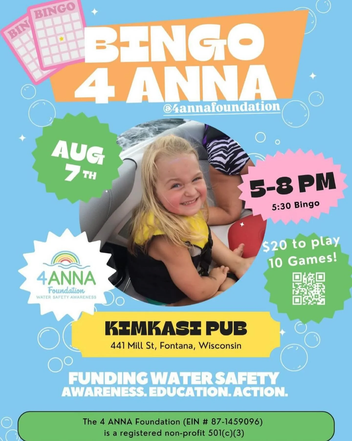 🎉 Huge thanks to everyone who&rsquo;s donated to make Bingo 4 ANNA possible &mdash; we&rsquo;re so grateful for your support!

✨ Just 2 days away from a fun night filled with prizes, laughter, and purpose. Kids are welcome, so bring the whole family