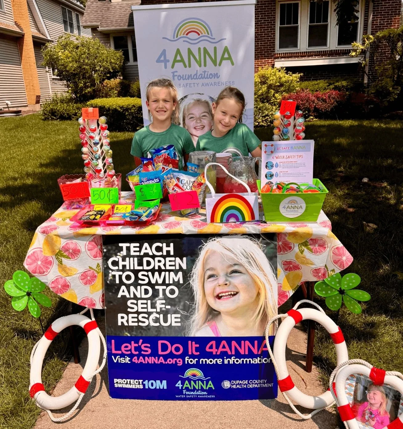 🍋🍭
Looking for a fun project that makes a difference?

Host a Snack Stand 4 ANNA &mdash; where lemonade, candy, and creativity help save lives.

We are inviting kids everywhere to host a Snack 4 ANNA stand&mdash;selling lemonade, candy, cookies, or
