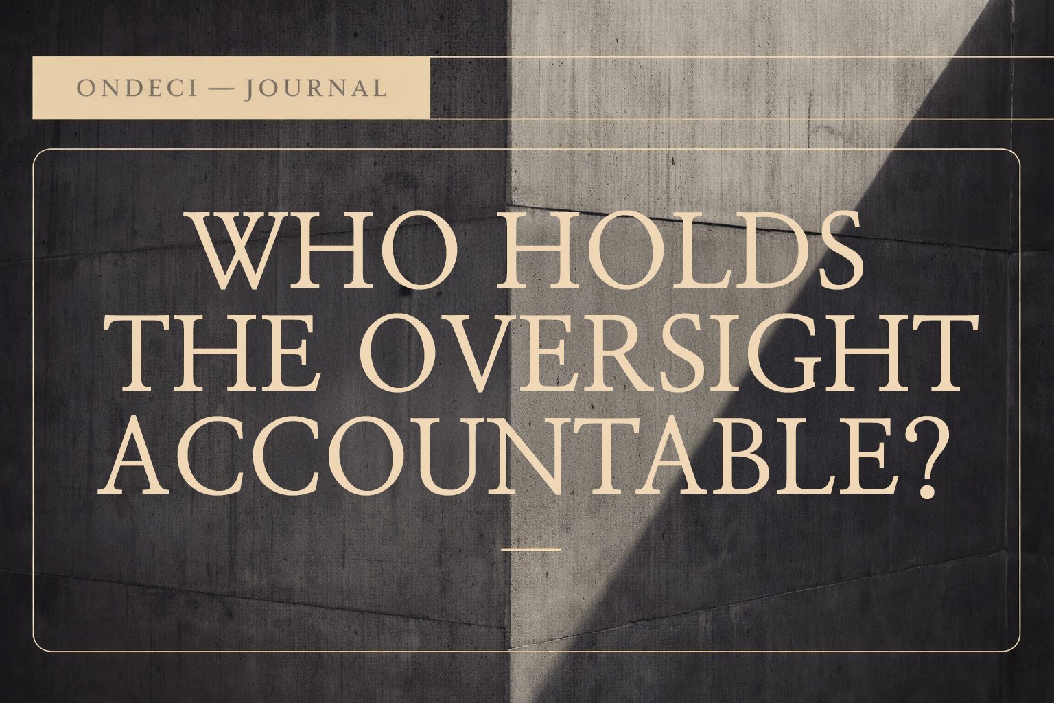 Meta-Accountability GregCDansereau