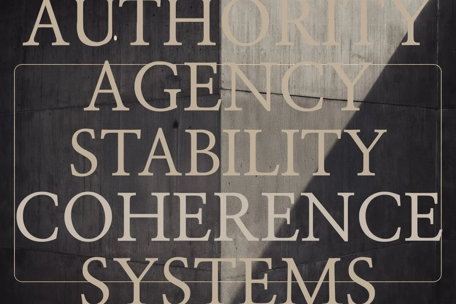 From Authority to Agency: Why Stabilization Comes Before Prediction