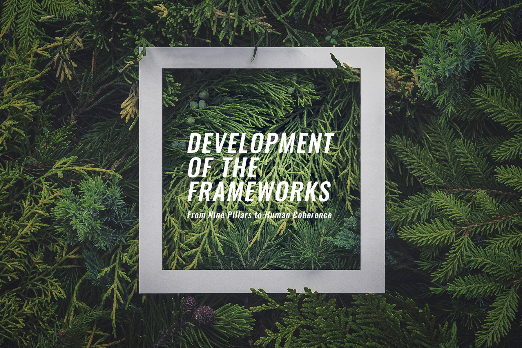 Development of the Frameworks: From Nine Pillars to Human Coherence