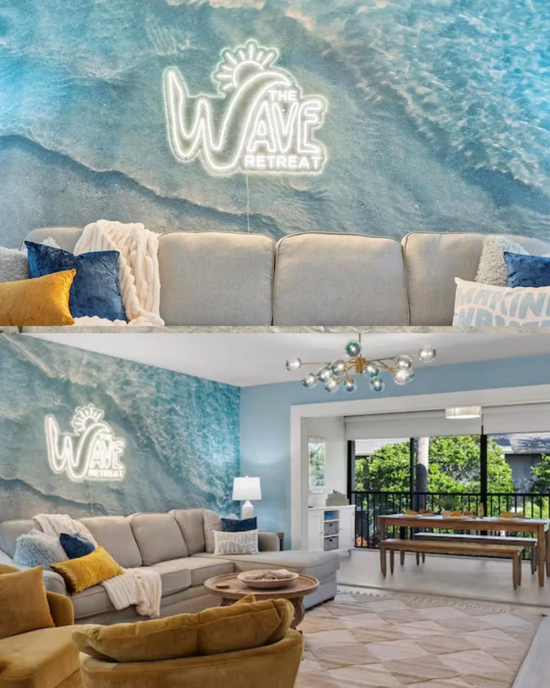 Swipe 👈 to see where we started!
&zwnj;&zwnj;&zwnj;&zwnj; 
We designed a smaller-scale refresh and created a one-of-a-kind brand for an amazing client in Florida. This is proof that even without a full-scale renovation, strategic updates in the righ