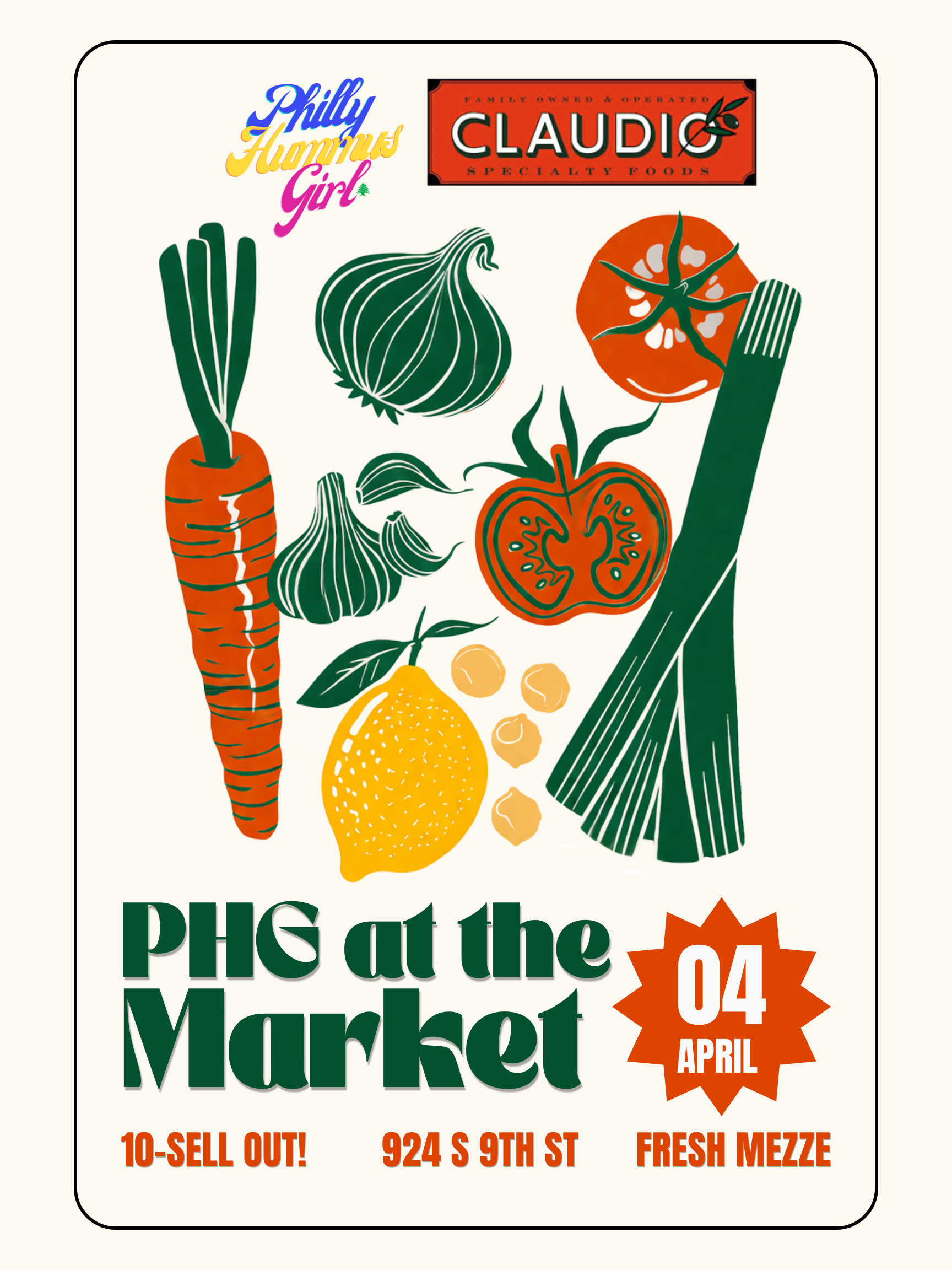 Claudio's Specialty x PHG: Pop-up in the Italian Market!