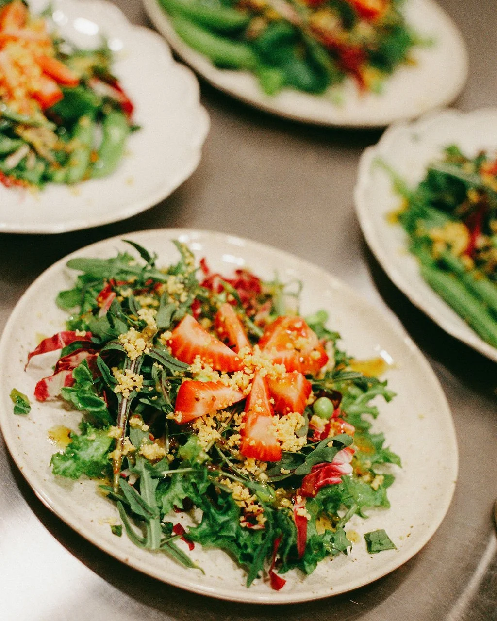 Strawberry-Sumac Green Salad
