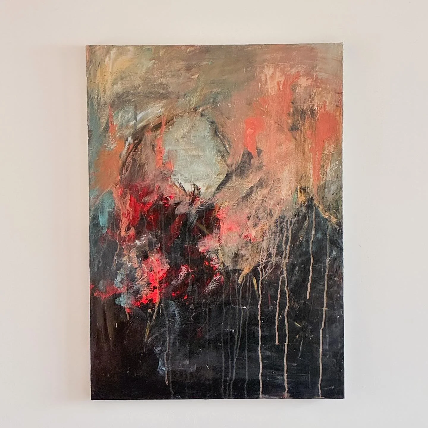 CIELO 2/2 
50 x 70 cm acrylic on 20mm profile Canvas.

She&rsquo;s looking for a new home 🫶🏻