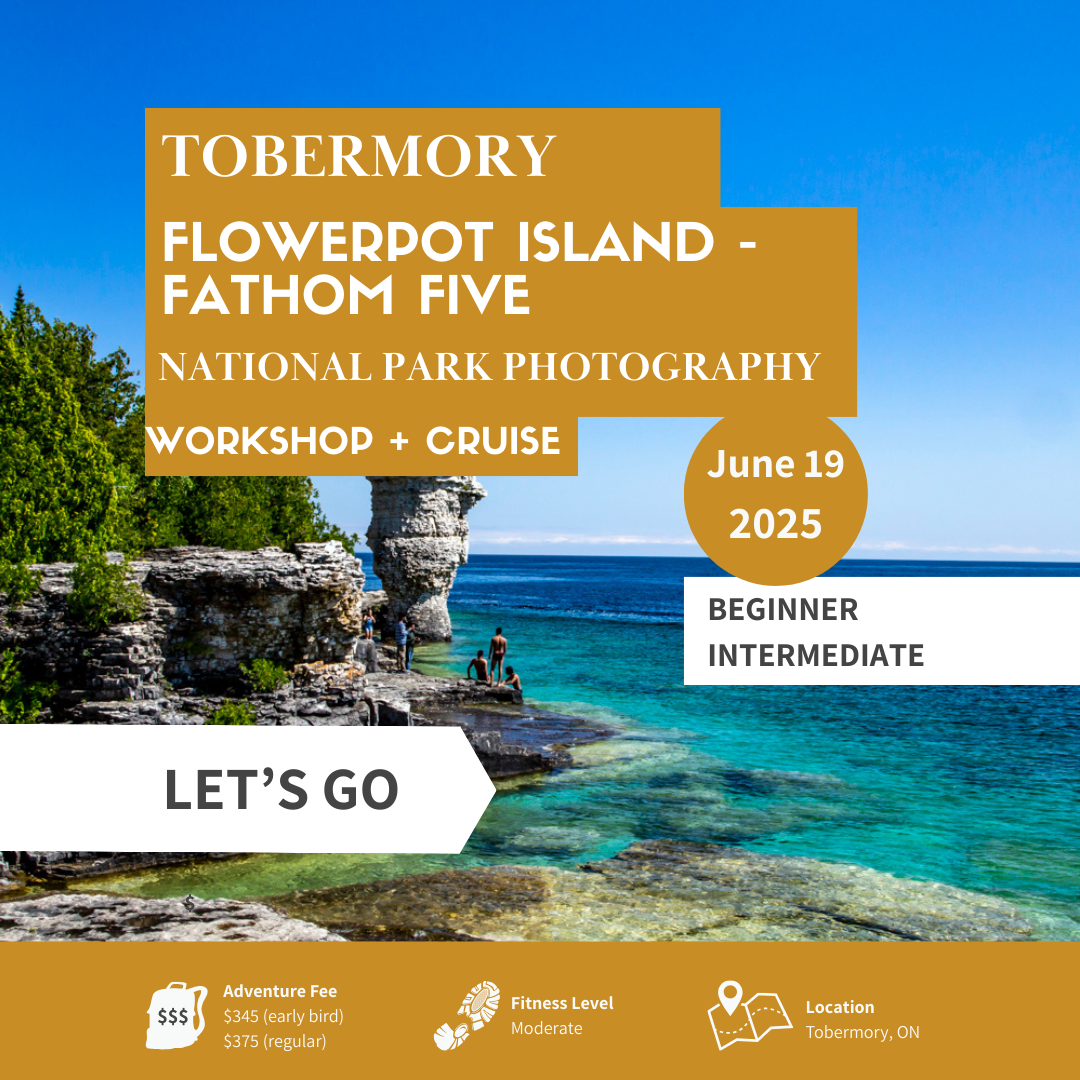 Tobermory Flowerpot Island Photography workshop + Cruise