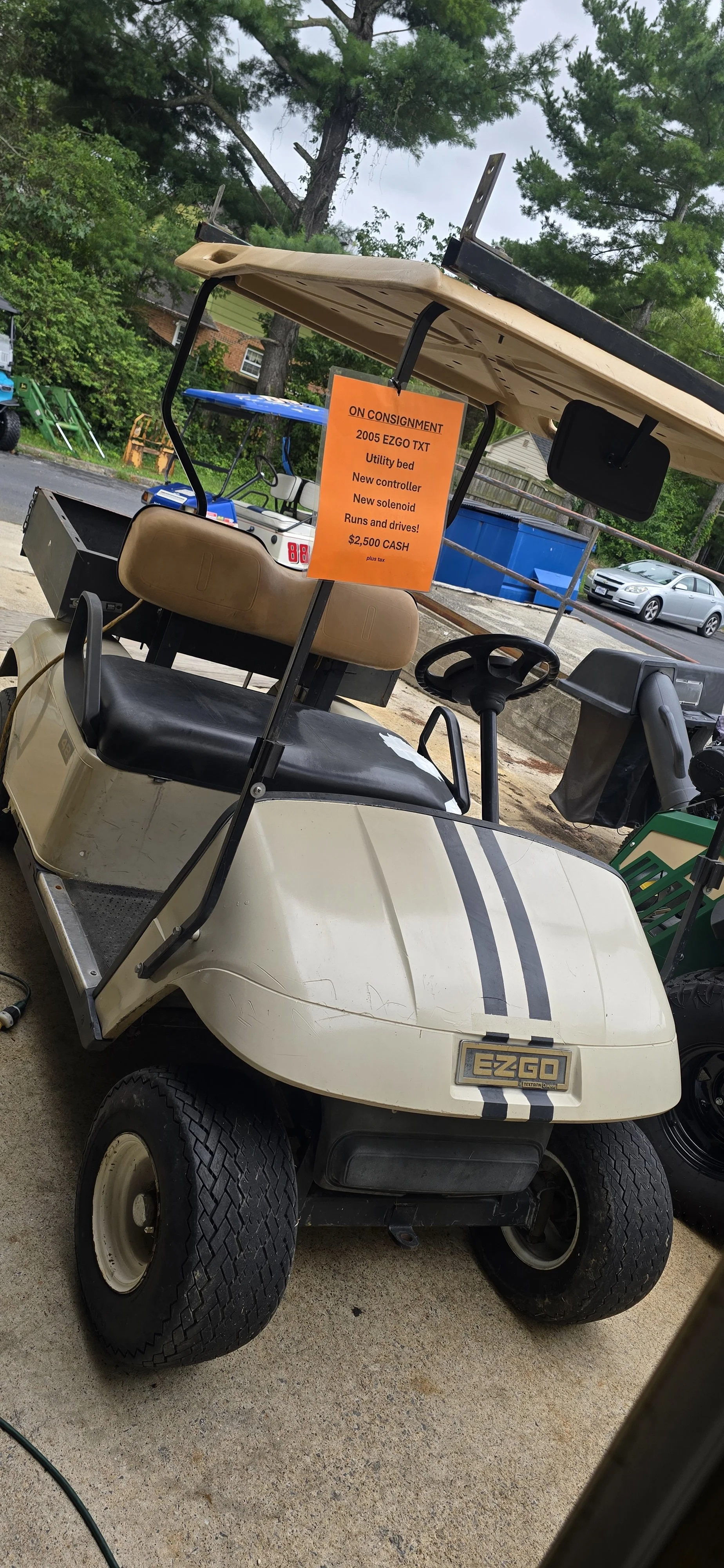 2005 EZGO TXT - Utility Bed - Electric Cart