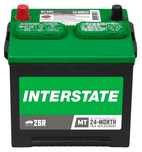 12 Volt Gas Golf Cart Battery-Group 26R