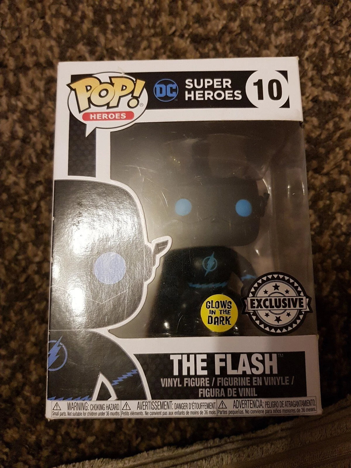 The Flash  - Funko Pop! 10 DC Vinyl Figure- Glow in the Dark