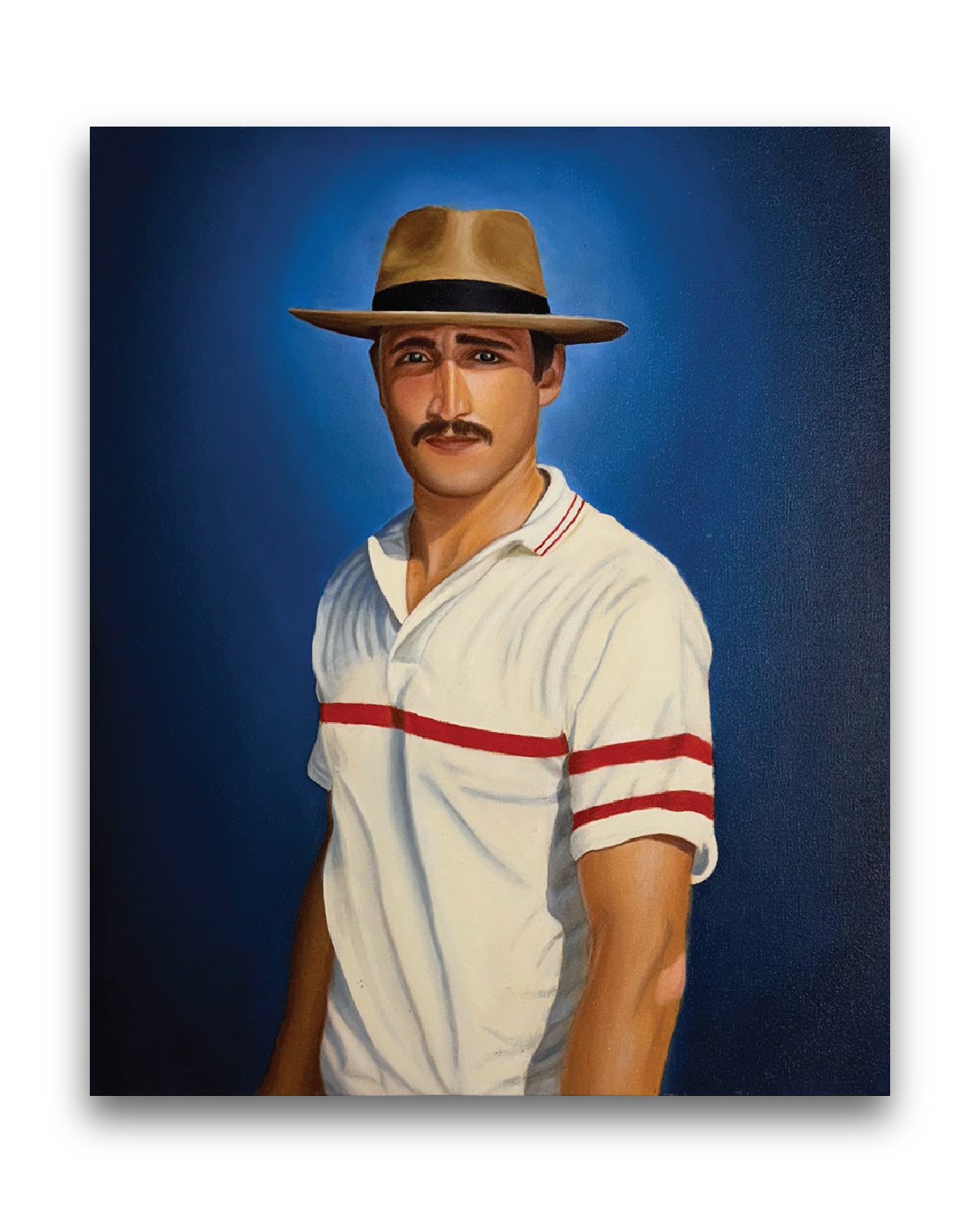 𝑷𝒐𝒓𝒕𝒓𝒂𝒊𝒕 𝒐𝒇 𝑻𝒐𝒏𝒚 𝑾𝒊𝒍𝒔𝒐𝒏, 2025, Oil on canvas, 20 x 24 in