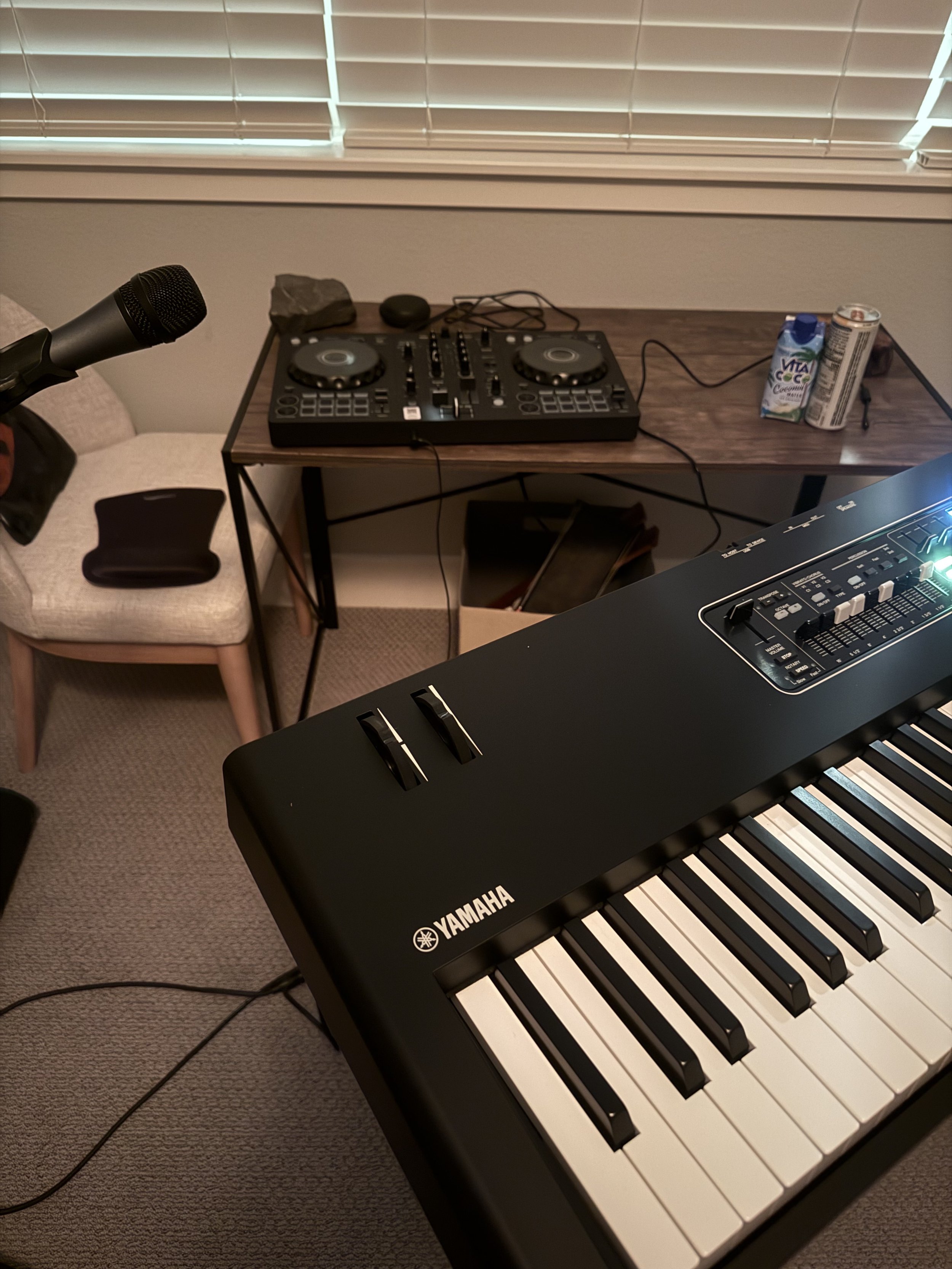 The piano left