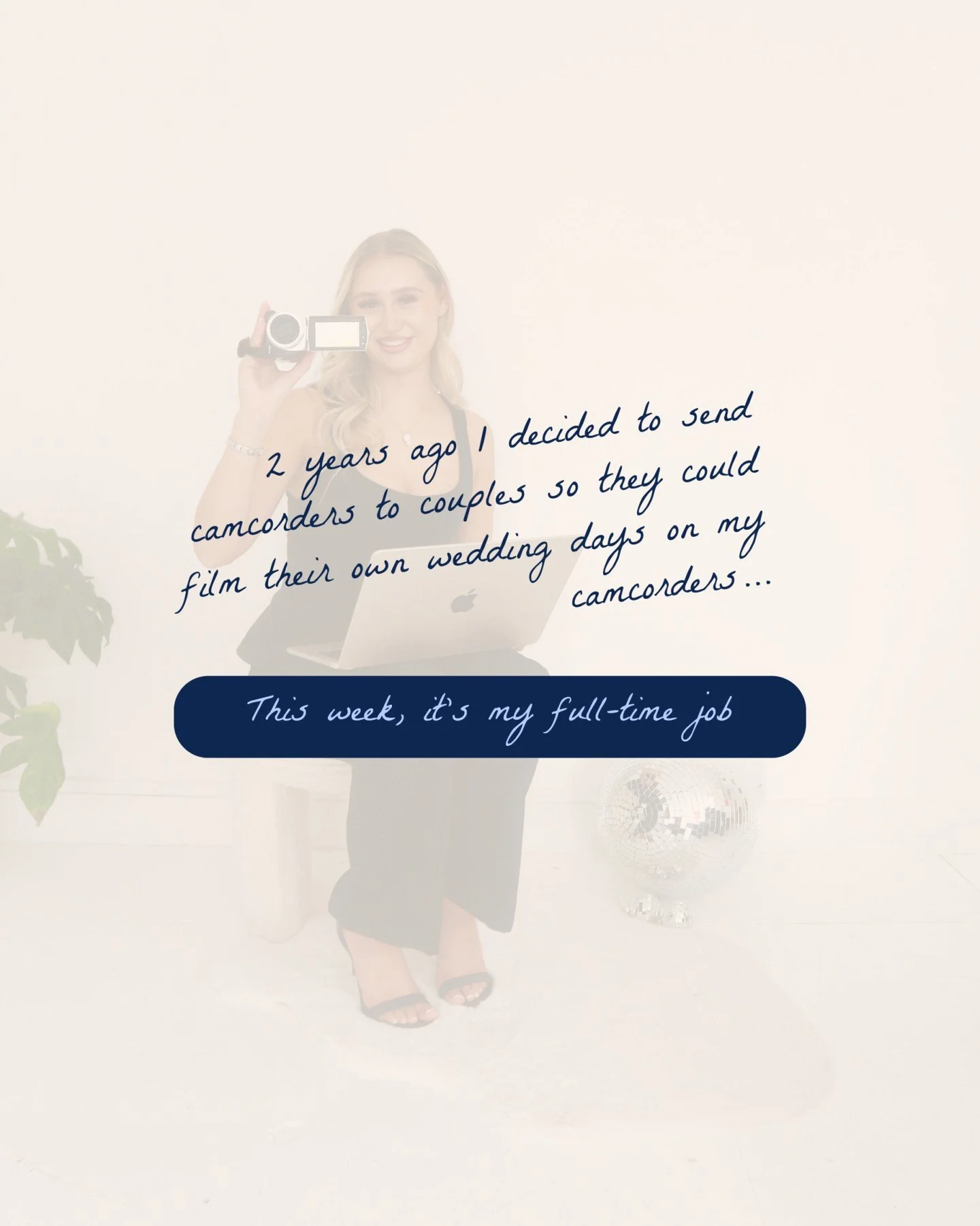 The start of a whole new era!📹✨

It feels very surreal, scary, and just insane that this is my full time job?! 

When I bought the first ever camcorders I really didn&rsquo;t think it would last, I thought i&rsquo;dbe lucky to get one booking and th