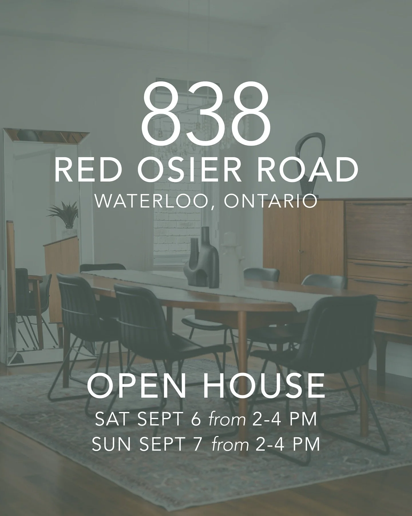 FOR SALE
383 Red Osier Road
Waterloo, ON

Listed for $1,590,000
Offers Anytime

📍 Quiet family-friendly Laurelwood neighbourhood
🏡 2-storey home
📐 Approx ~4,100 sqft finished living space
🚘 Double-car garage
🔨 Move-in ready
🛌 4 bedrooms
🛁 3.5 