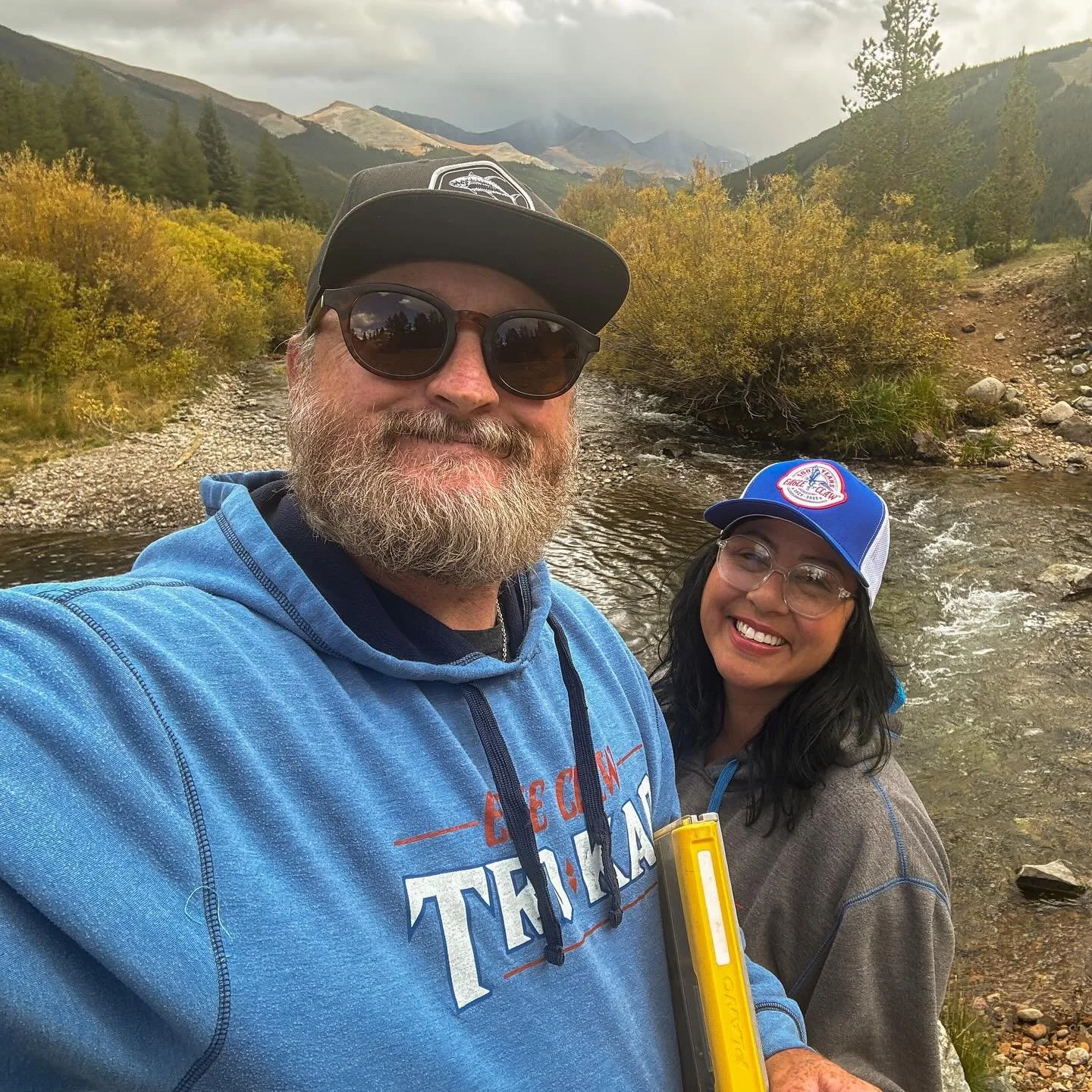 Had ourselves a day ole buddy! Drove up to the hills to see some leaves and ended up sticking a few with my sweet lady! Life is good :)