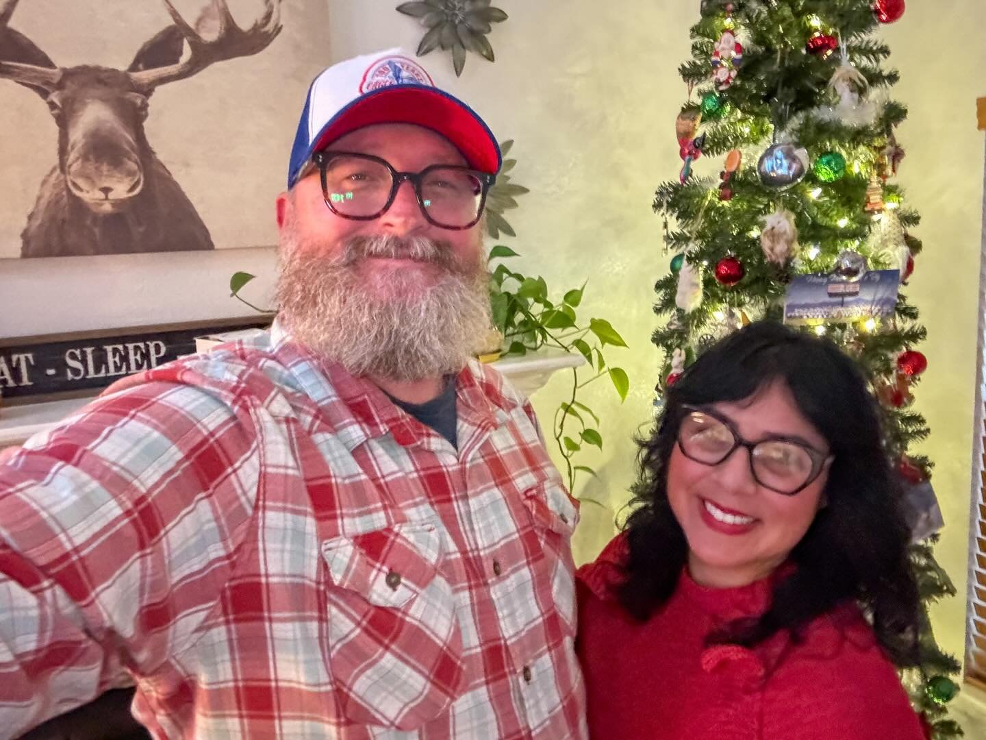 The sweet lady and I got spruced up to go to one of our bass club Christmas shindigs. We had a wonderful time seeing some of our fishing friends. 

I was livid after I sucked it up in the casting competition. You&rsquo;d think that I could let my com