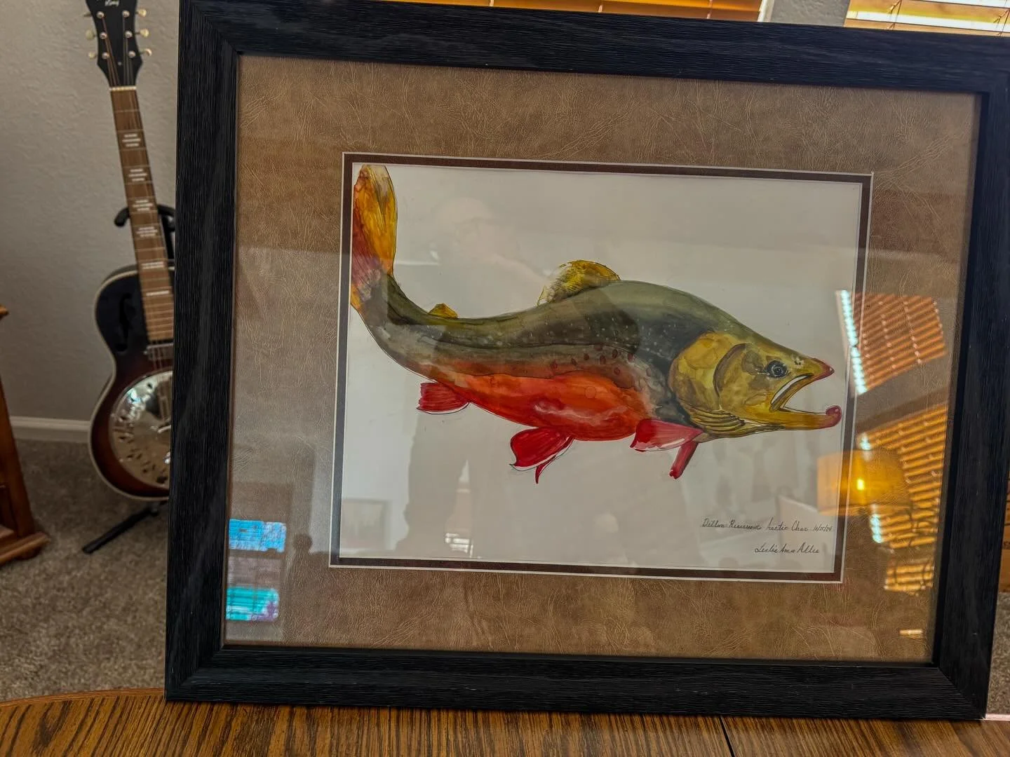I&rsquo;m not much of a gift-and-tell kind of fella, but I&rsquo;ve got to show you guys what my sweet lady made for me.

Last year we had an incredible trip with my buddy Randy and his gal Rachel. Randy put me on a stunning Arctic char. I&rsquo;ll d