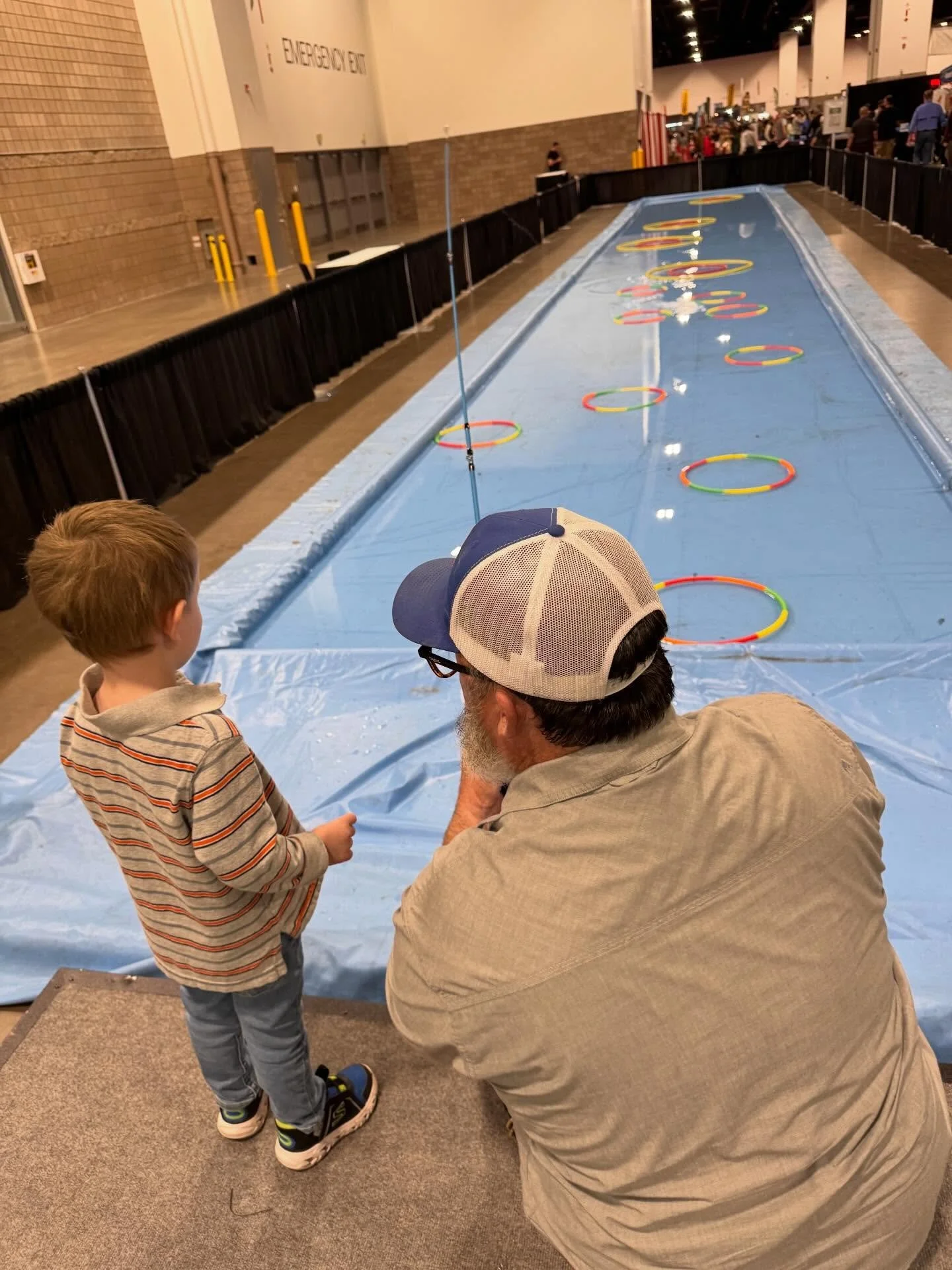 Eyelids are extra heavy tonight but ole buddy we had a time at ISE! 

I got ignored at a tackle shop when I was a kid, which planted a gigantic chip on my shoulder that will never go away. If a little angler has time for me, I&rsquo;ve got time for t