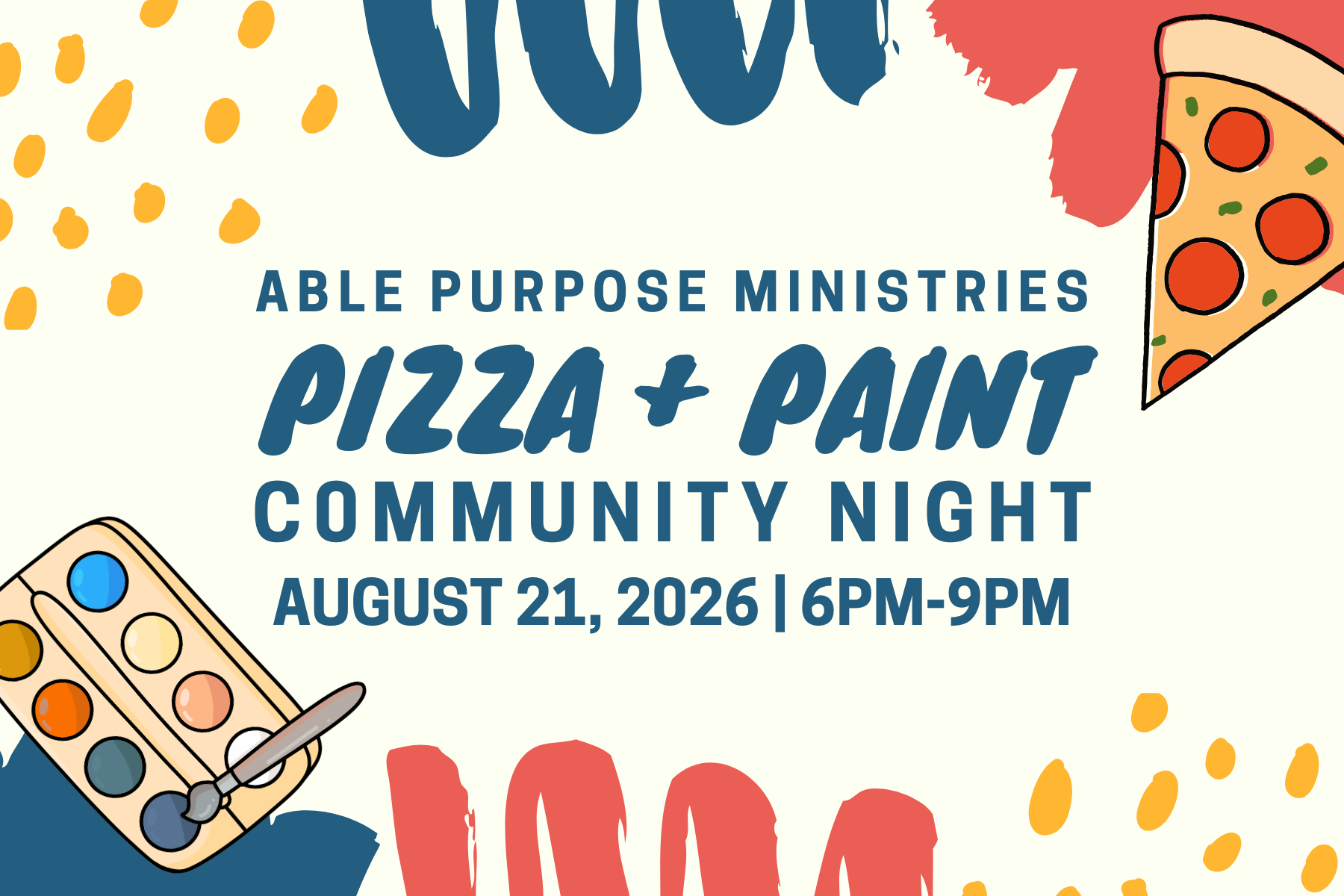 Pizza + Paint Community Night