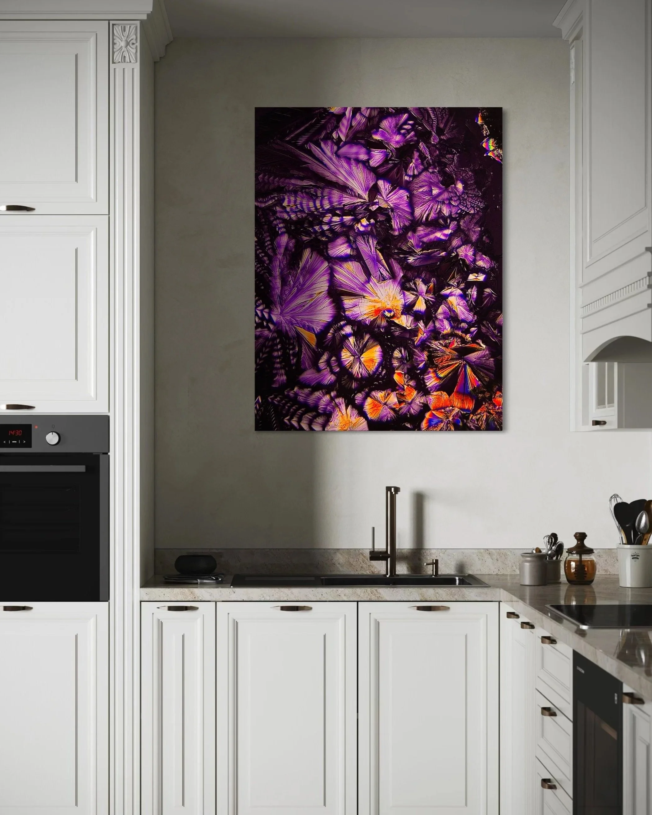 Photo print poster : Acide citrique Floraison Minérale