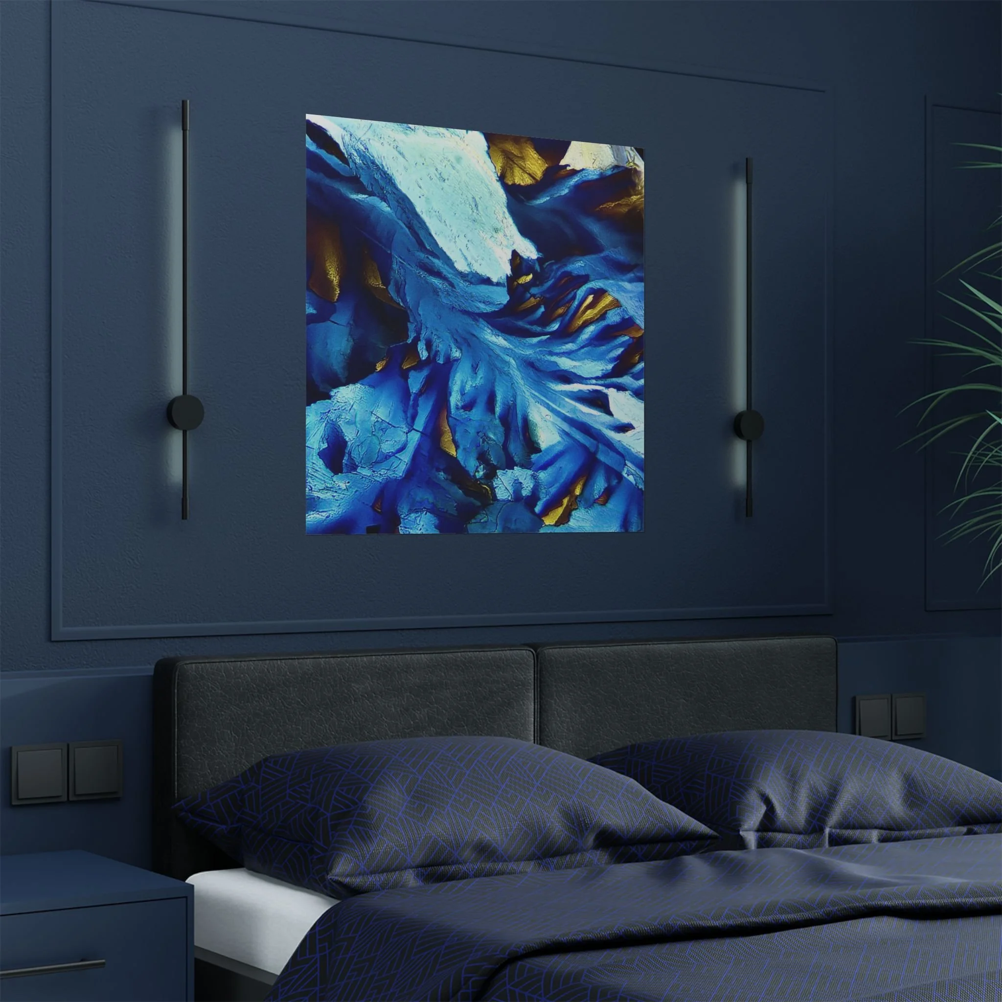 Satin Poster: Frozen Waves trans-stilbene