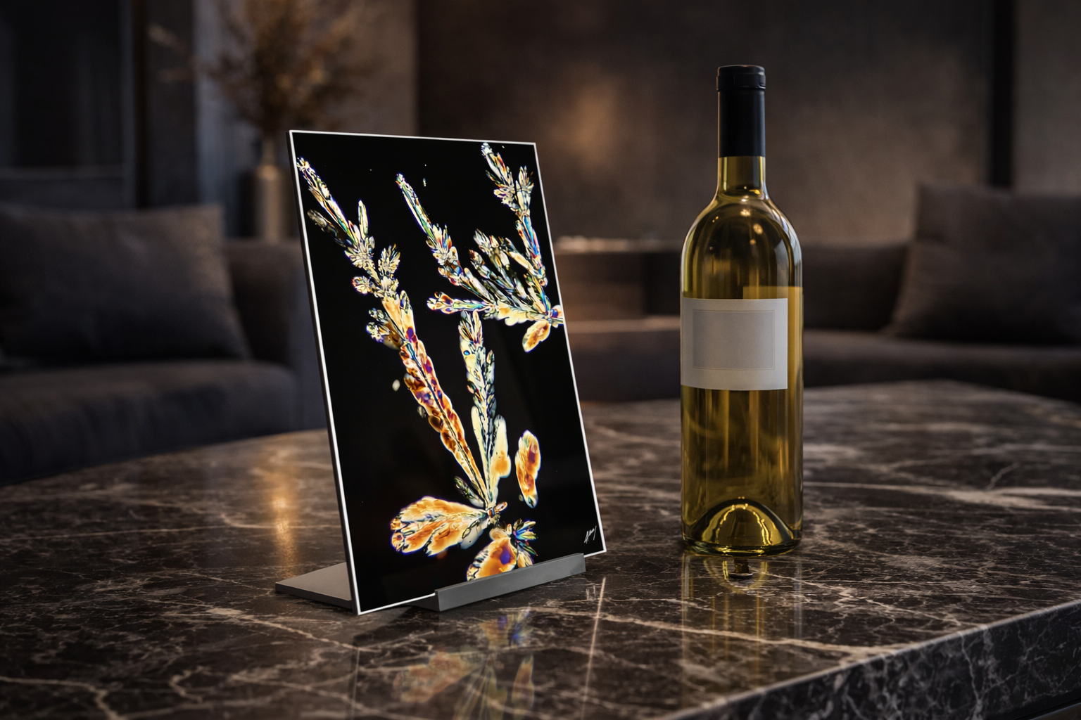 Table en marbre avec photo et vin.png