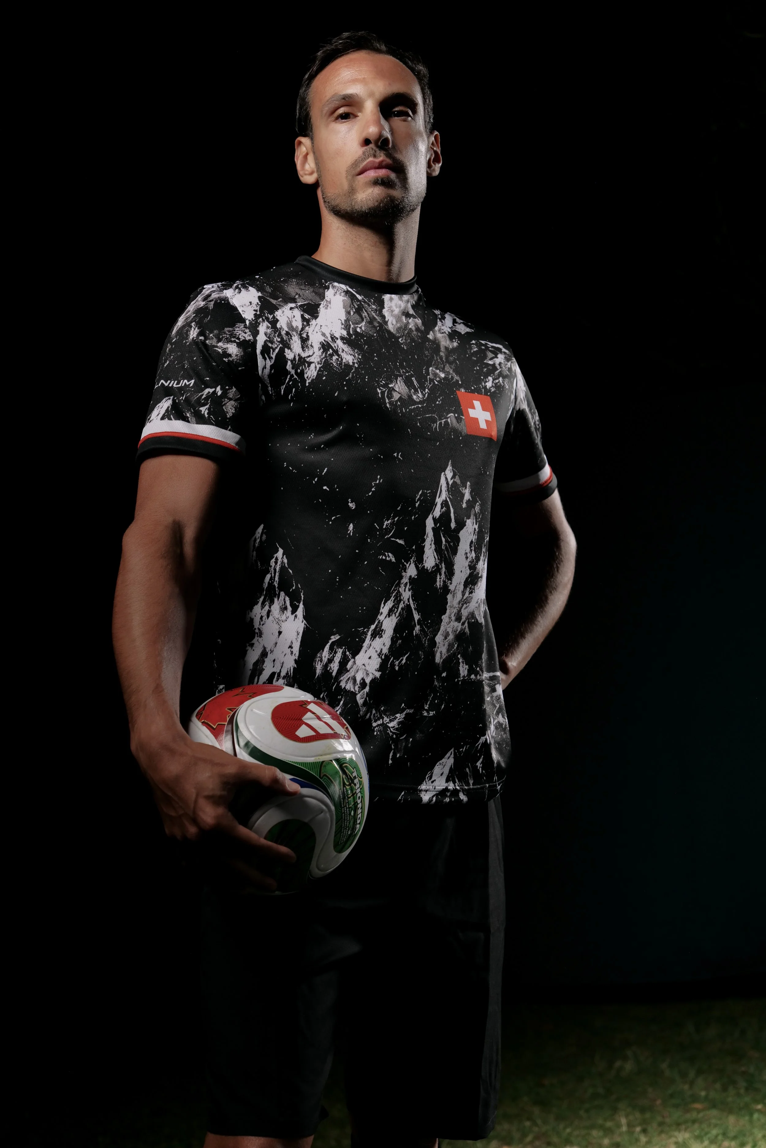 Swiss Alpine Crystal Football Jersey