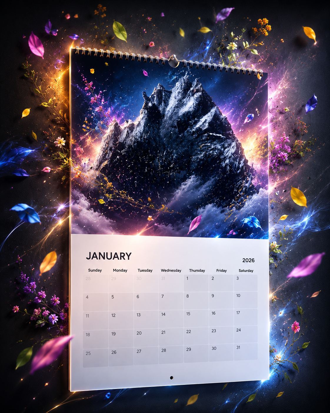 Molecular Wall Calendar