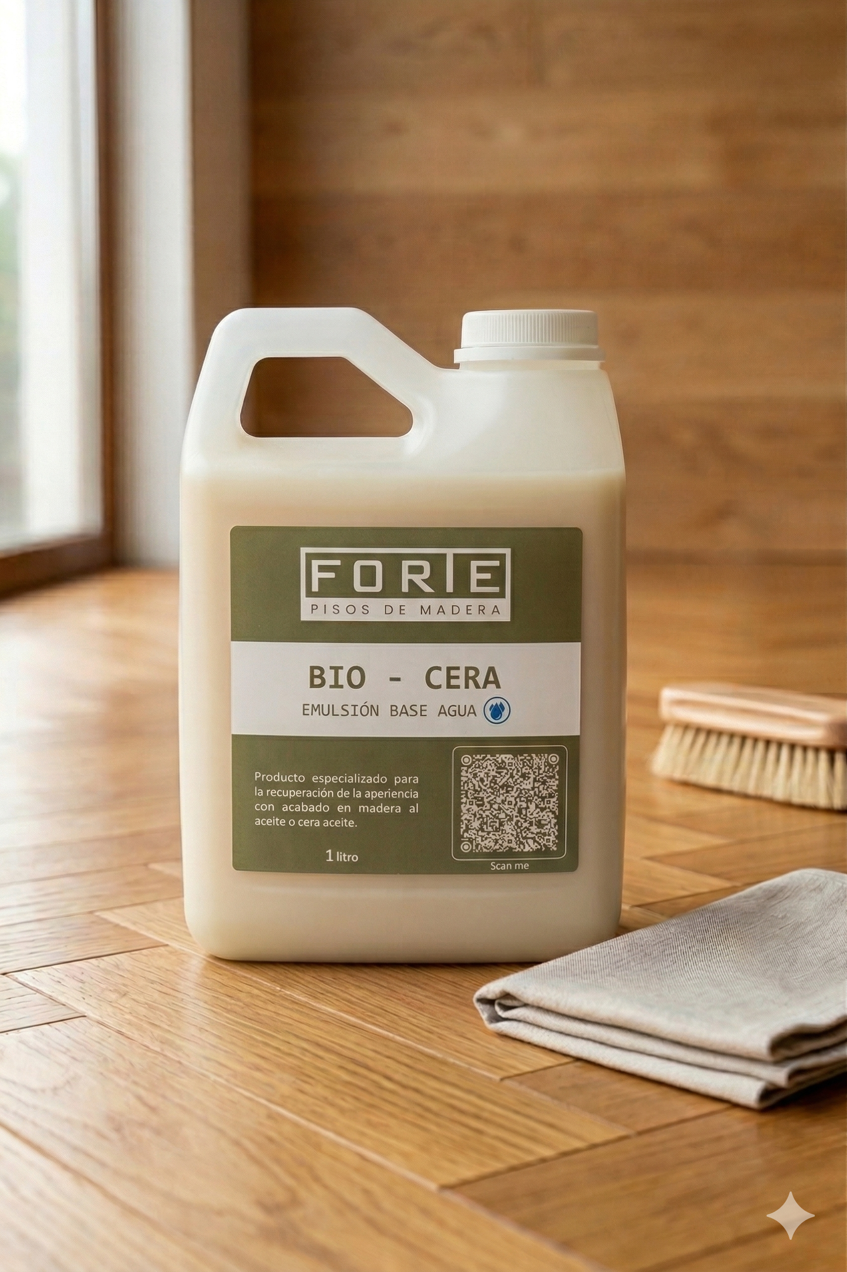 Forte bálsamo cera base agua 1 L.