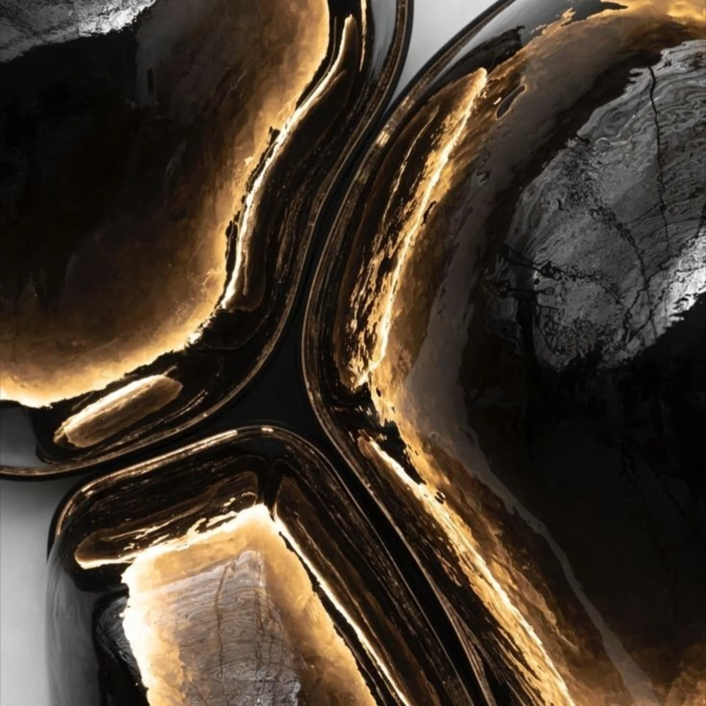 * Elemental Power, Redefined *

The striking magma-inspired forms by NOUVEL + EWE STUDIO evoke the raw intensity of fire and molten earth&mdash;both a symbol of transformation and a source of healing energy. These sculptural designs channel the warmt