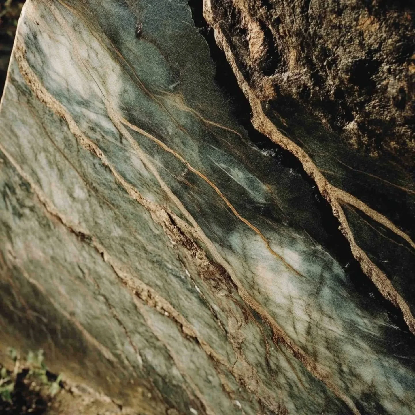 *Layers of Life*

The intricate green veins in marble mirror the depth and beauty of nature&rsquo;s landscapes, revealing the layers of time and growth. Just like the earth, we too are shaped by the layers of our experiences, each one adding to our u