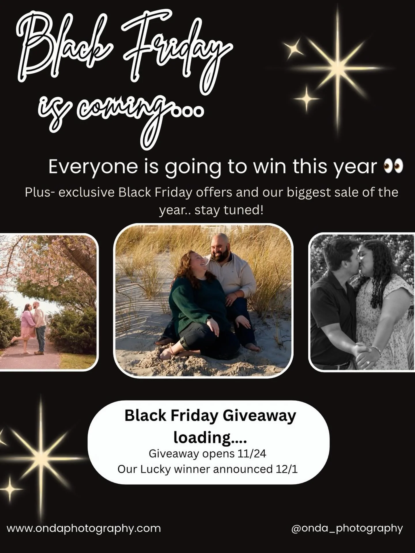 Black Friday is coming, and so is a giveaway that&rsquo;s short, sweet and oh so worth it 😉 Think you know what&rsquo;s coming? Guess below 👀  #longislandphotographer #longislandphotography #nyphotographer #lilifestylephotographer #lifamilies #long