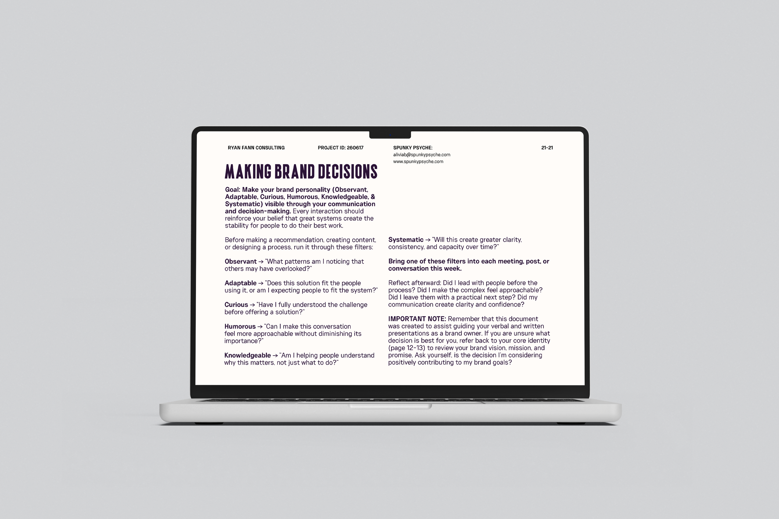 Brand Strategy Document 3