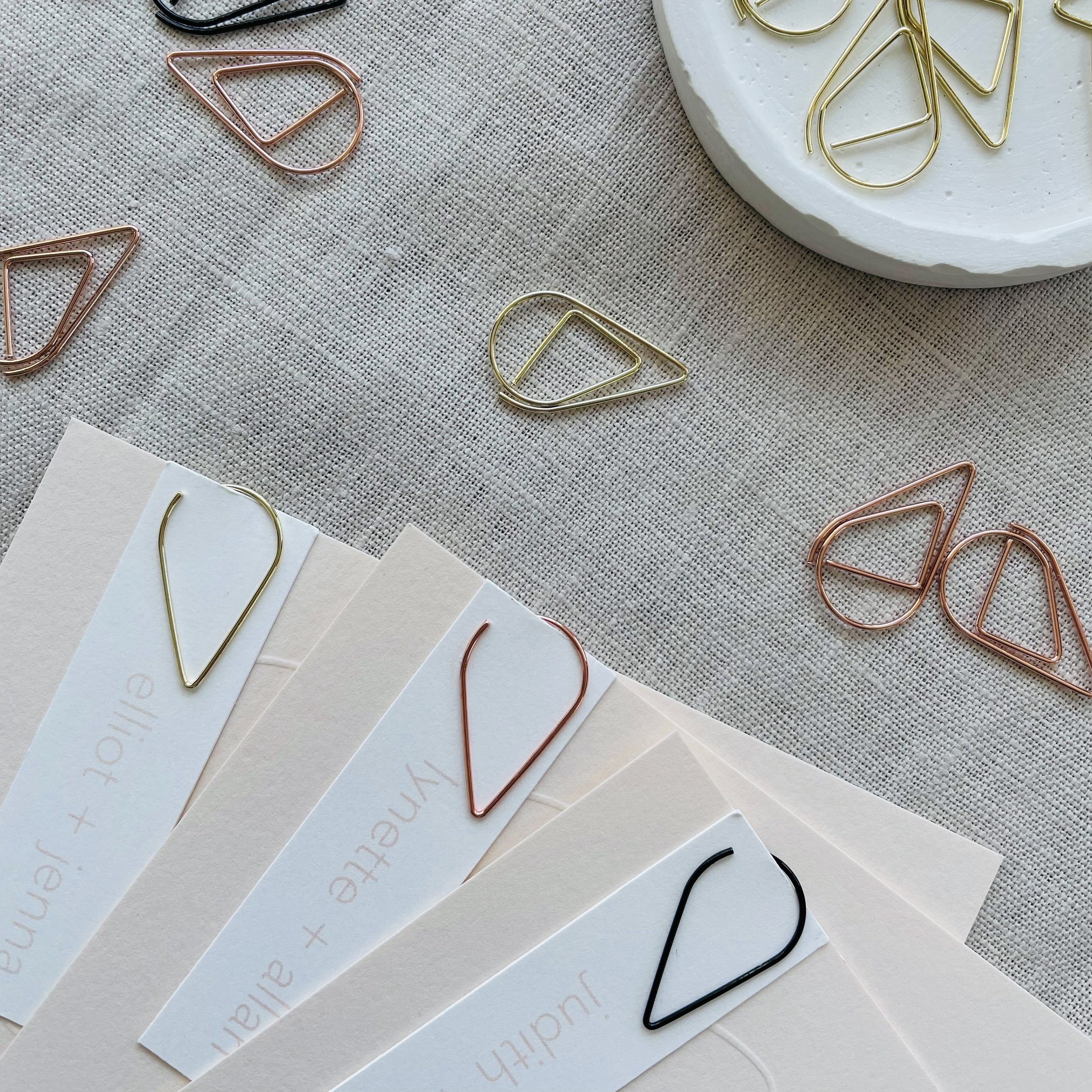 Tear Drop Paperclips