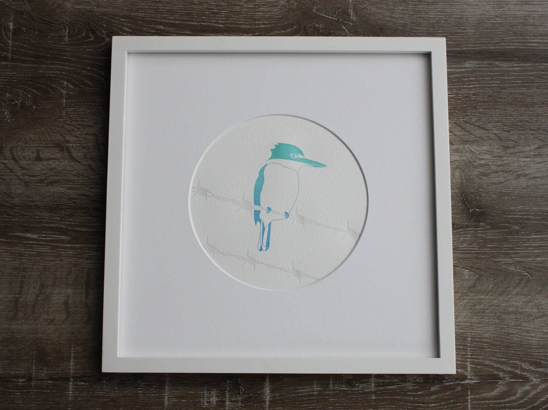 KingfisherPrint_Blue_WhiteWoodenFrame.jpg