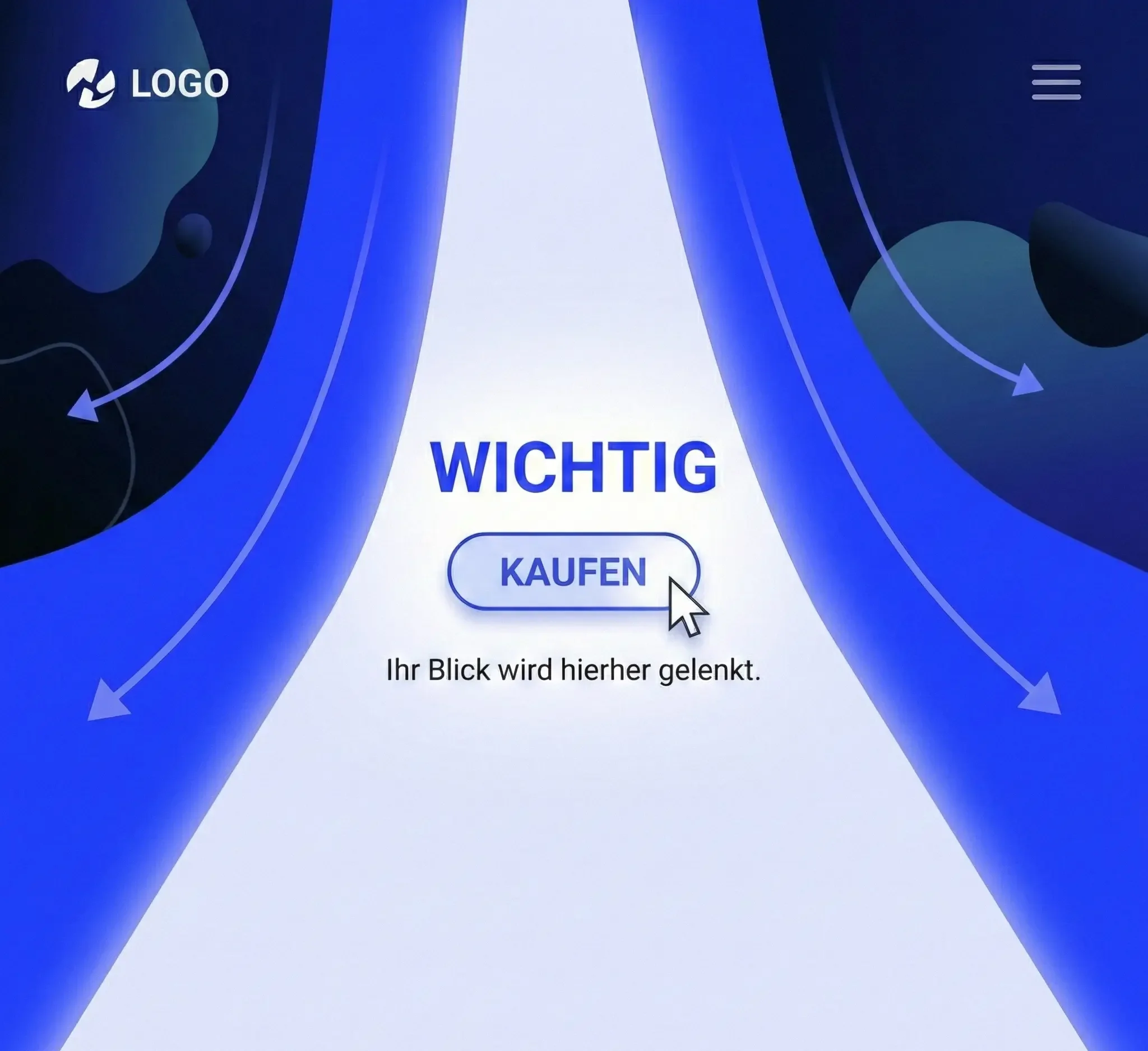 Blickführung im Design: Wie der Website Rand die Blicke steuert. Neuromarketing Hack von SERPIA