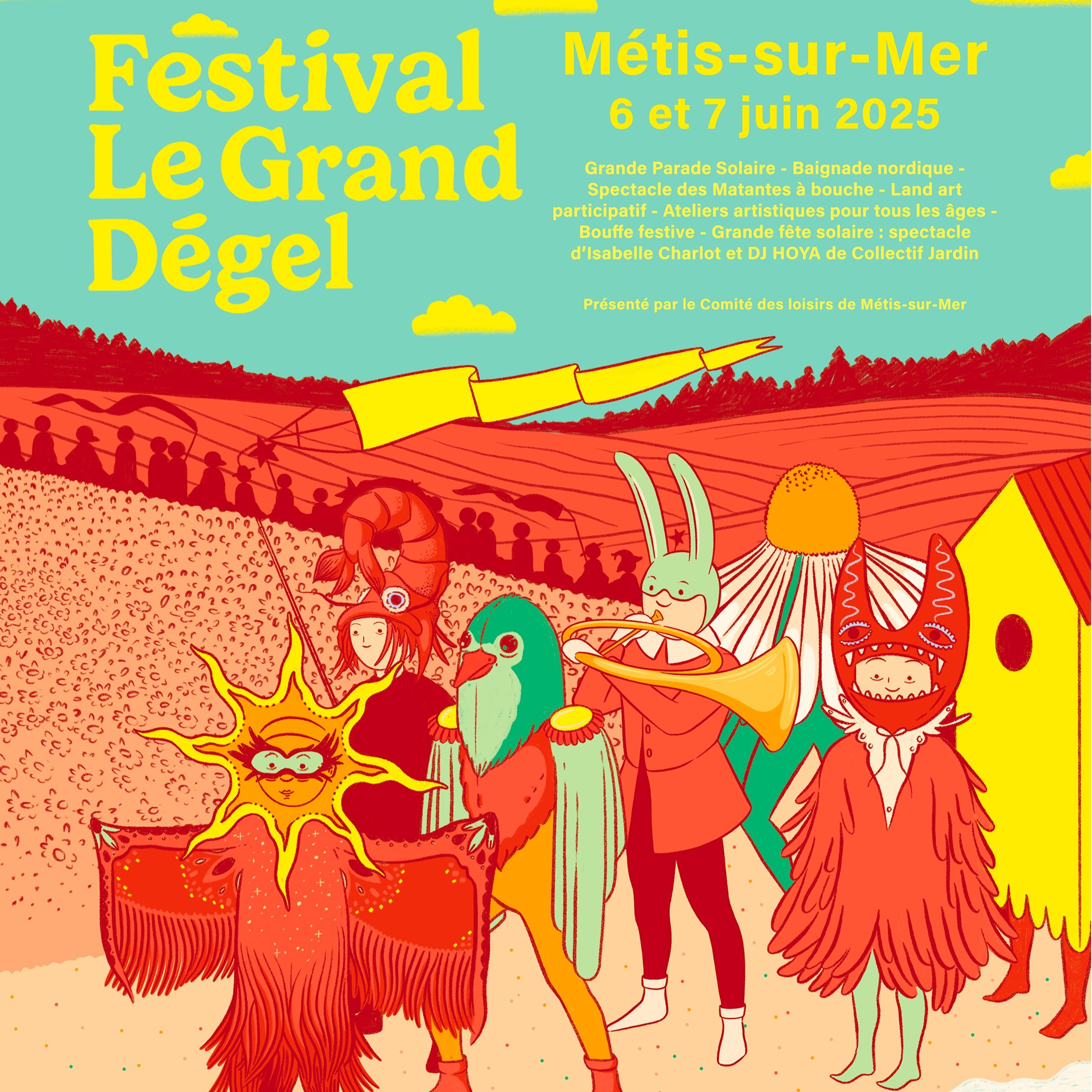 Identité visuelle - Festival Le Grand Dégel - 2025