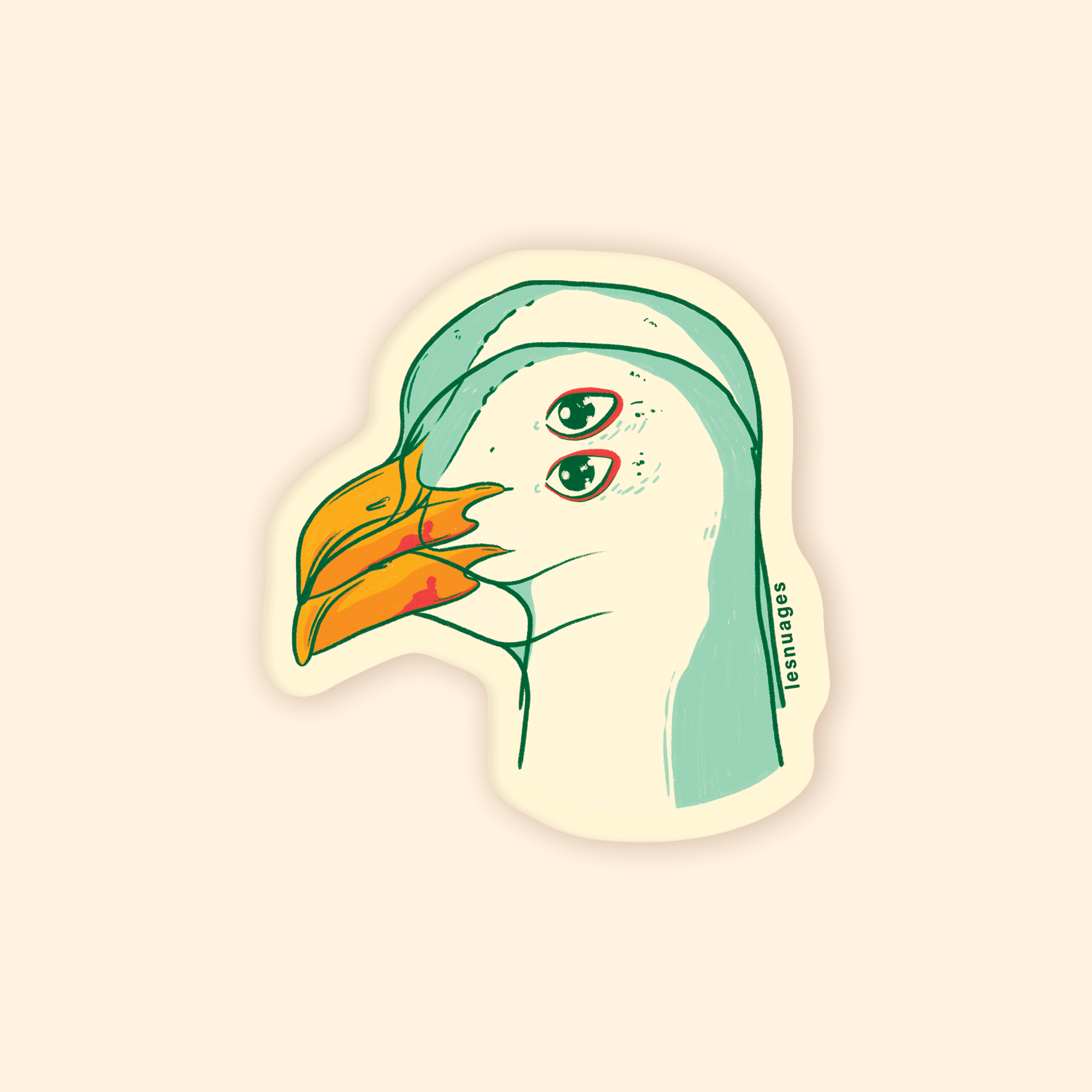 STICKER - GOÉLAND (C'est Phil!)