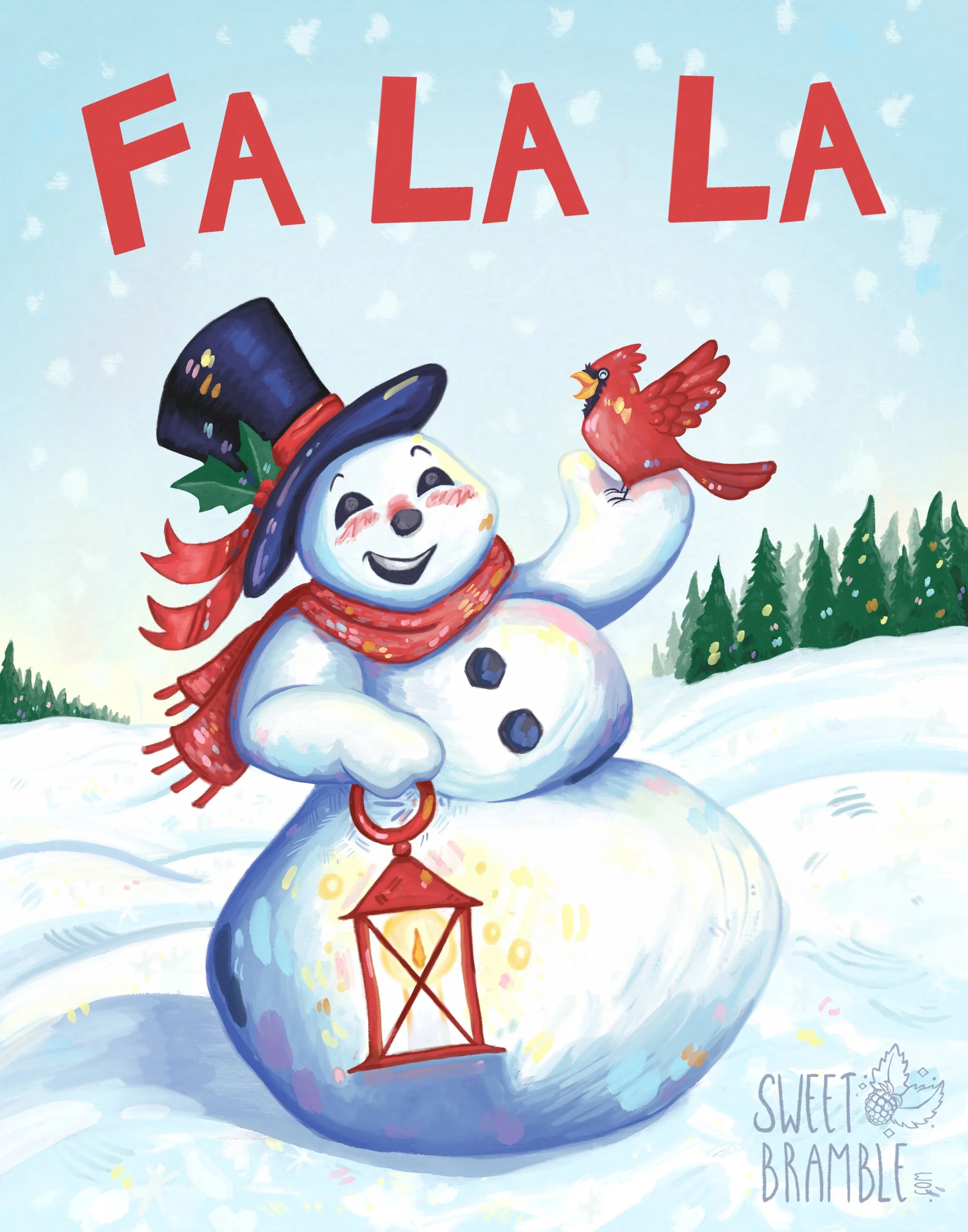 Fa La La Snowman