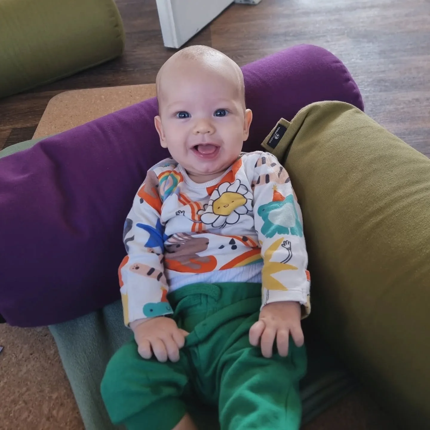 Mum &amp; Baby Yoga is a gorgeous friendly class where you can get a bit of yoga in alongside your little one. Feeding, changing, and soothing is always welcome and there's time for play built in. No baby too noisy!

Sometimes baby sleeps through and