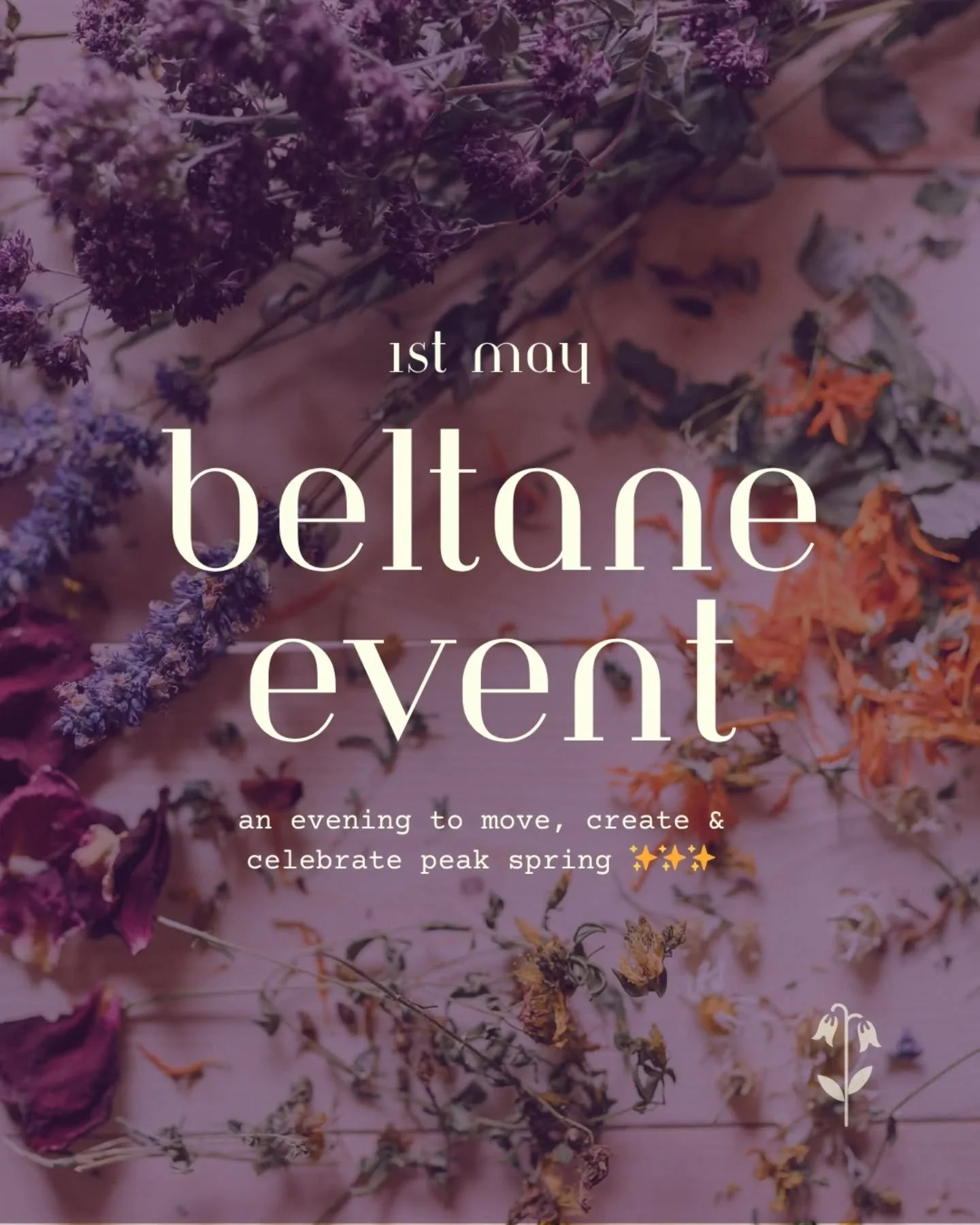 Of course you're invited to our Beltane Wheel of the Year event, why wouldn't you be?? 🌸🌸🌸

Led by @aetheryogaorg (me), we'll start with a gorgeous flowy yoga sequence, into some nature-y meditation to settle us into the season, and finish by crea